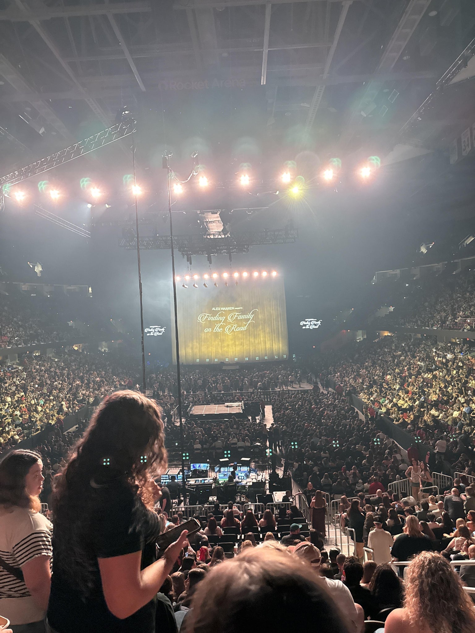 Real Fan View taken from Mezzanine 101 at Rocket Arena by Alana S