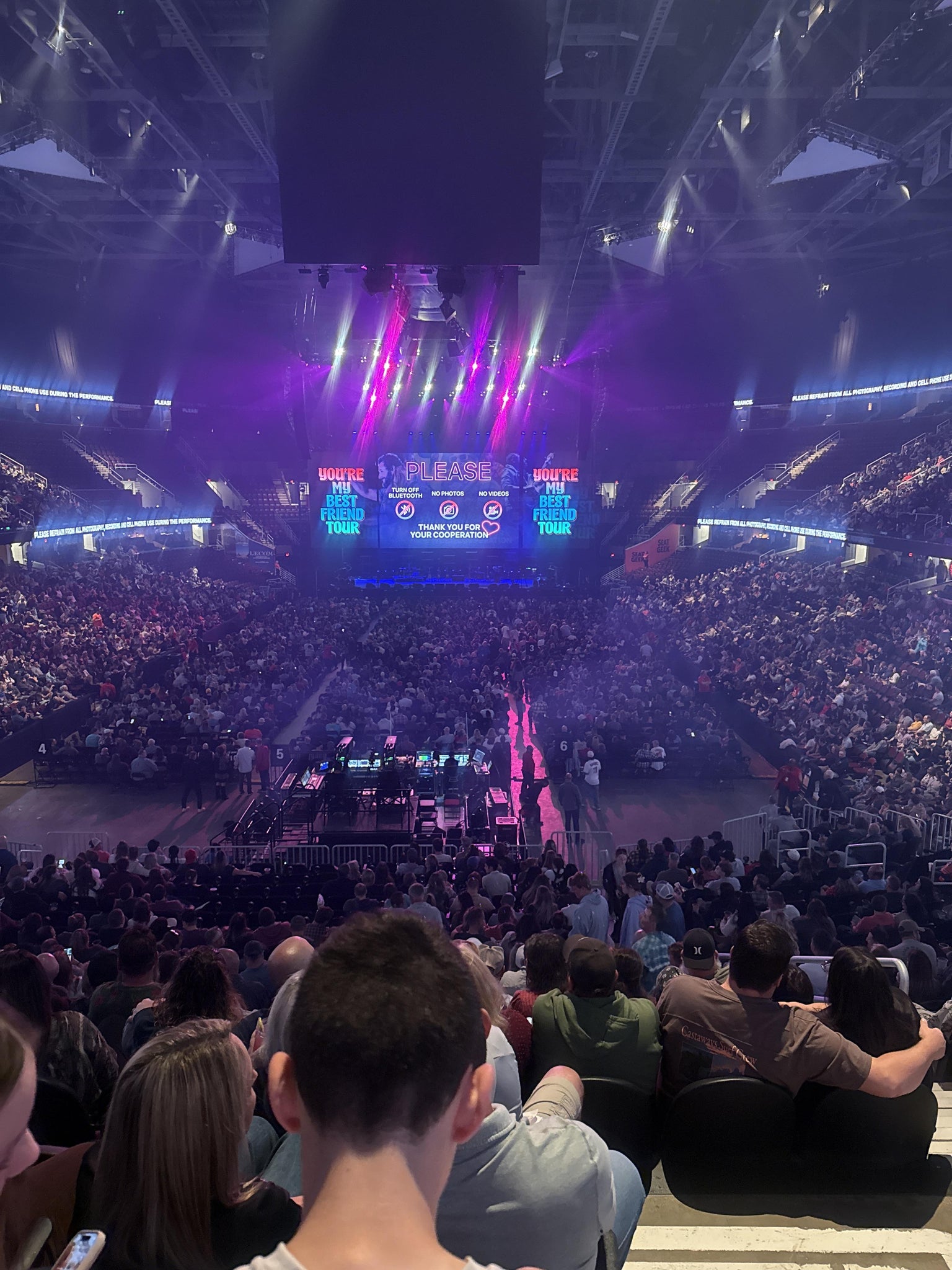 Real Fan View taken from Mezzanine 101 at Rocket Arena by Jeremiah Y