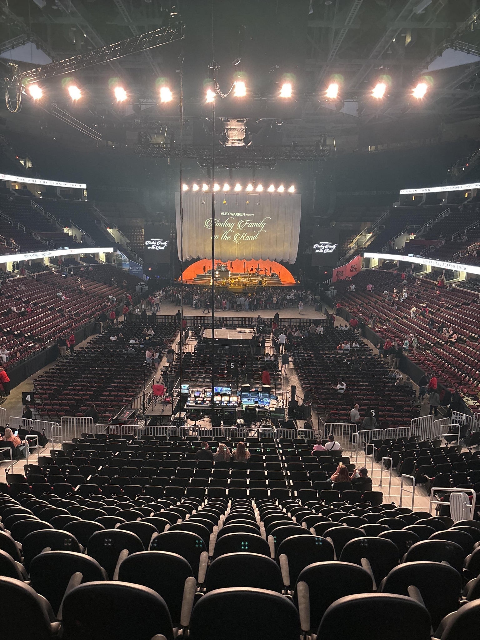 Real Fan View taken from Mezzanine 101 at Rocket Arena by Keagan S