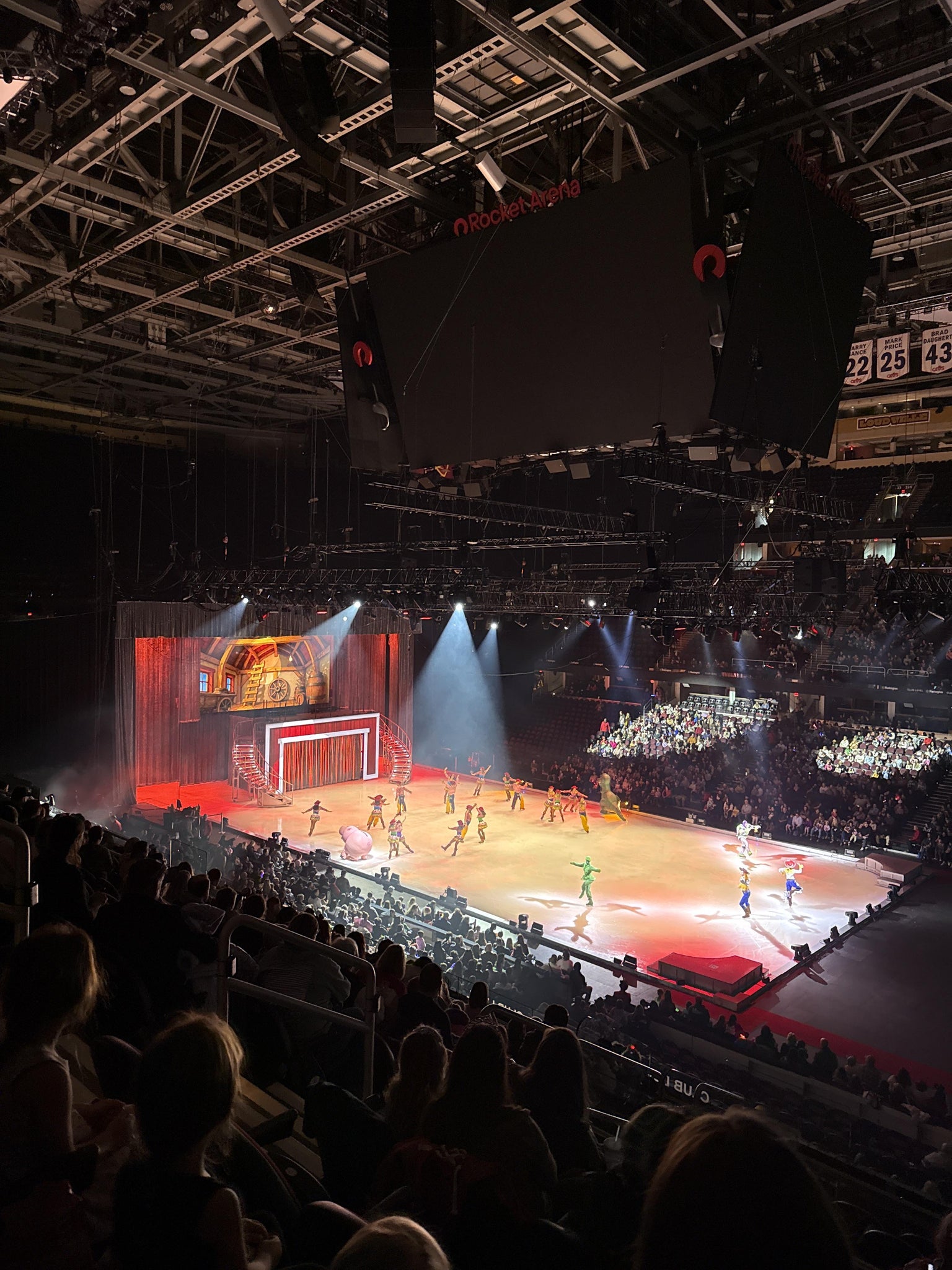 Real Fan View taken from Mezzanine 105 at Rocket Arena by Nicole A