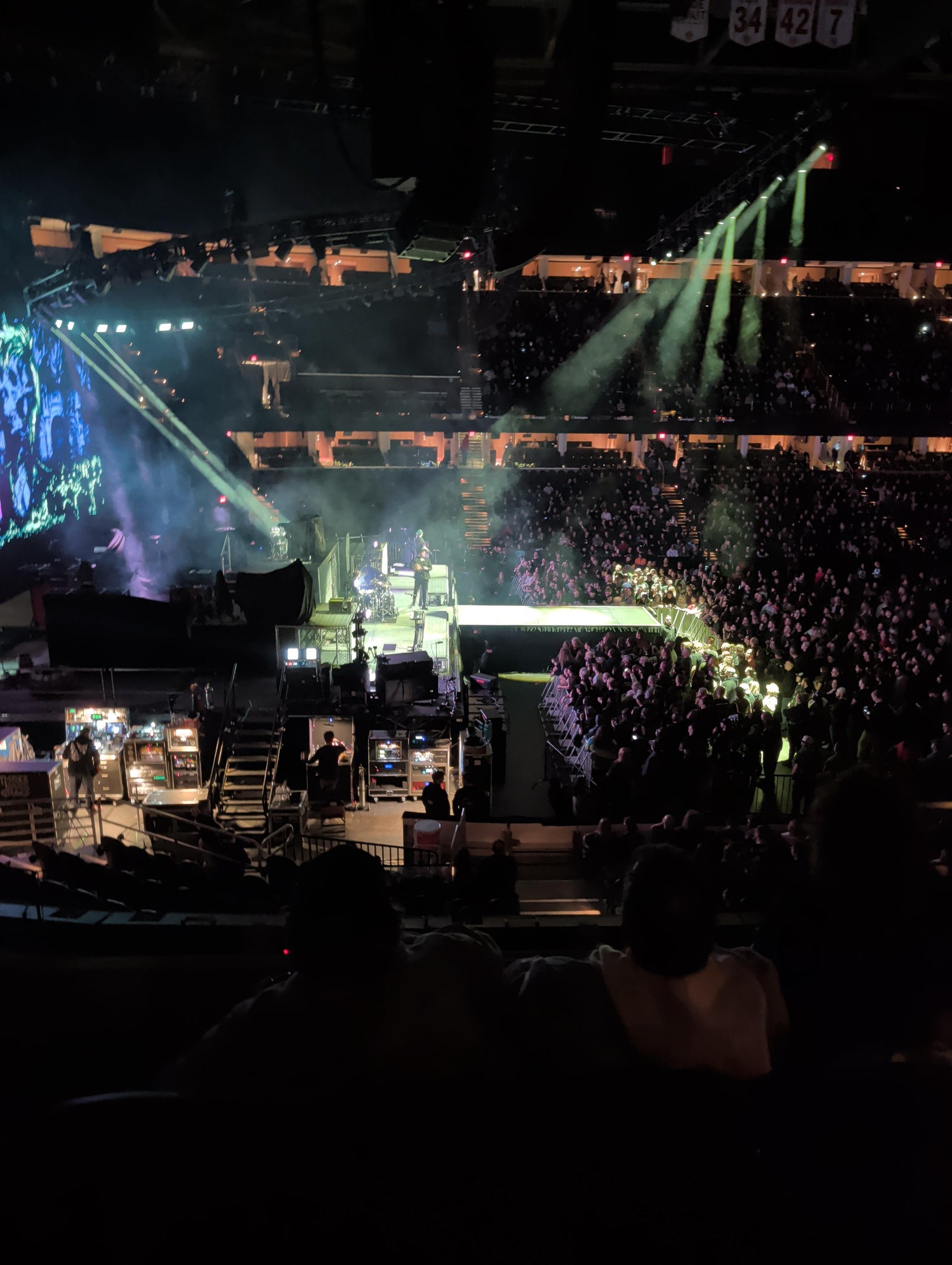 Real Fan View taken from Mezzanine 110 at Rocket Arena by Jeff M