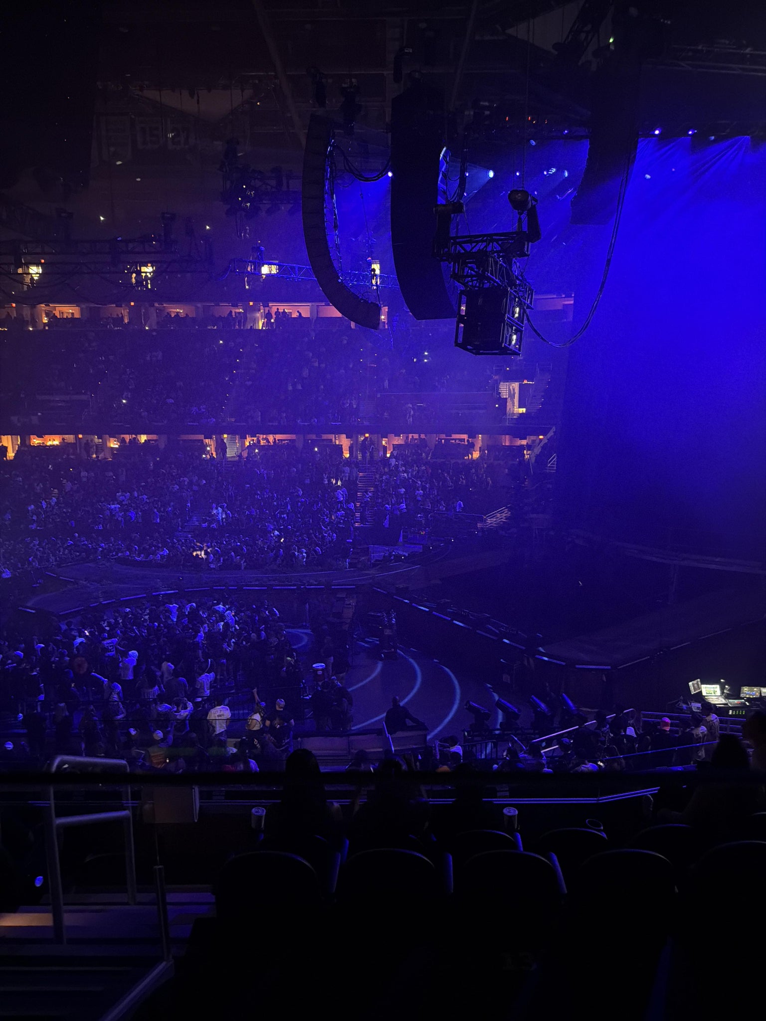 Real Fan View taken from Mezzanine 118 at Rocket Arena by Anonymous User