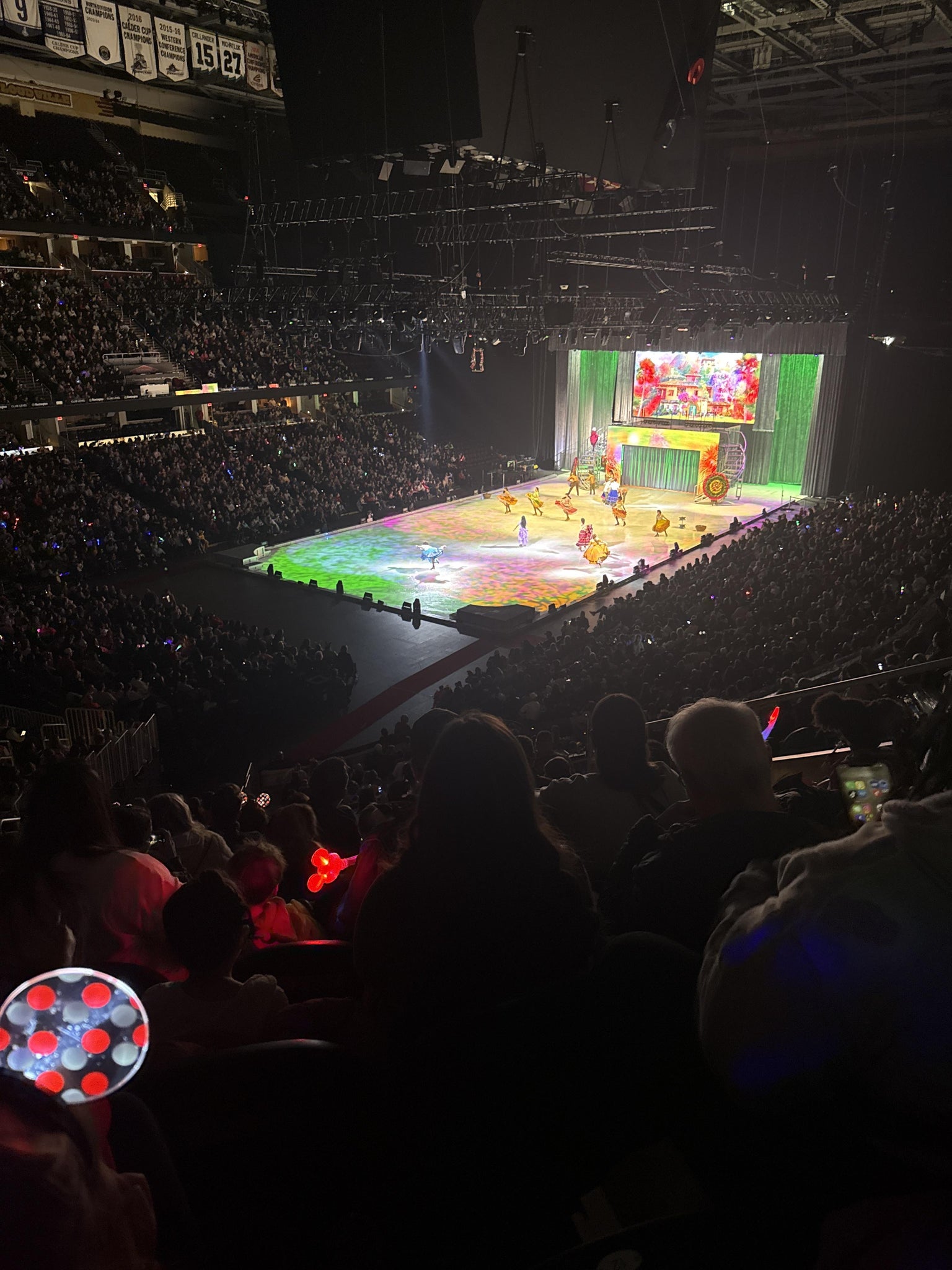Real Fan View taken from Mezzanine 124 at Rocket Arena by Radiance W