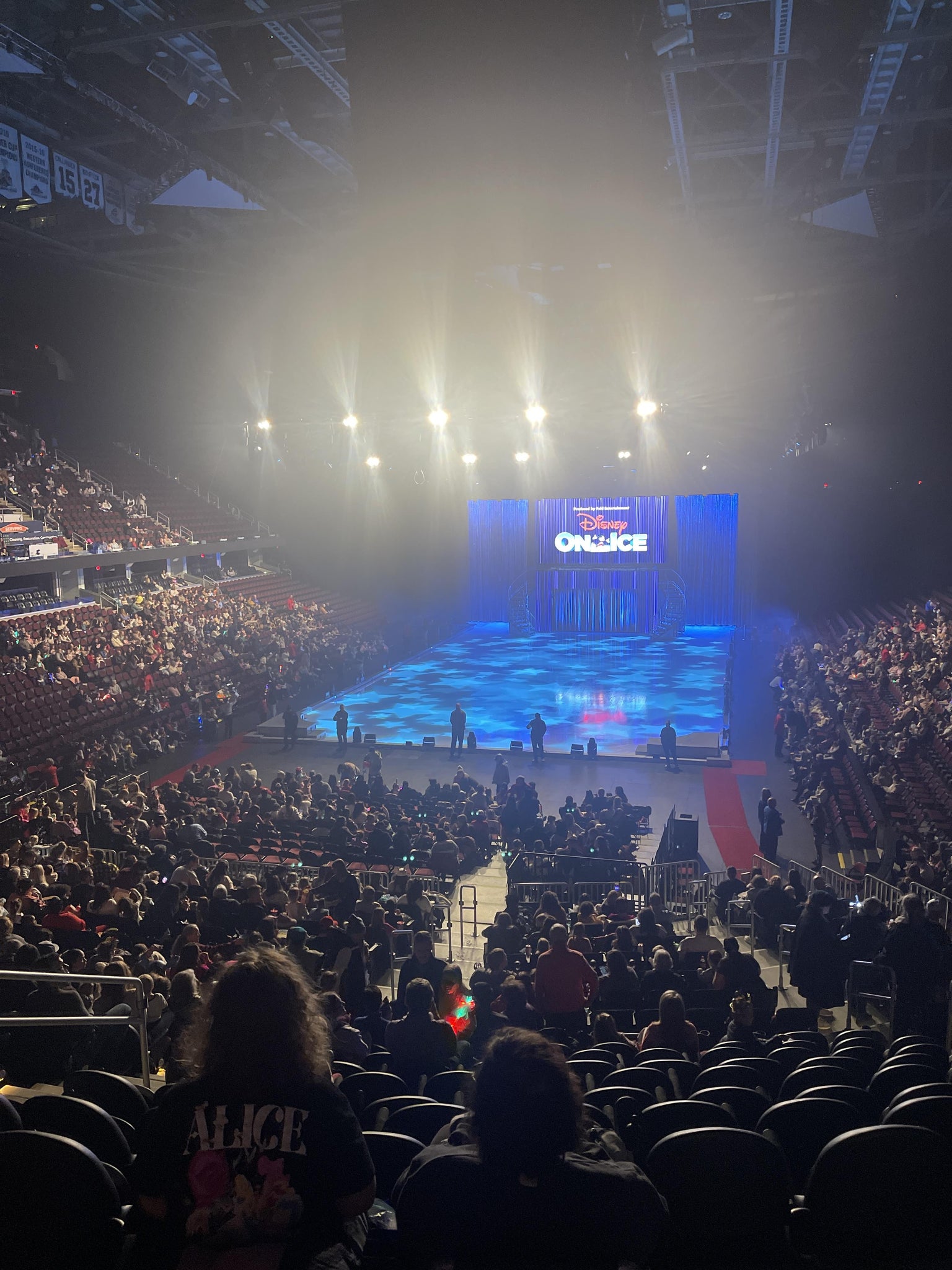 Real Fan View taken from Mezzanine 126 at Rocket Arena by Jenna D