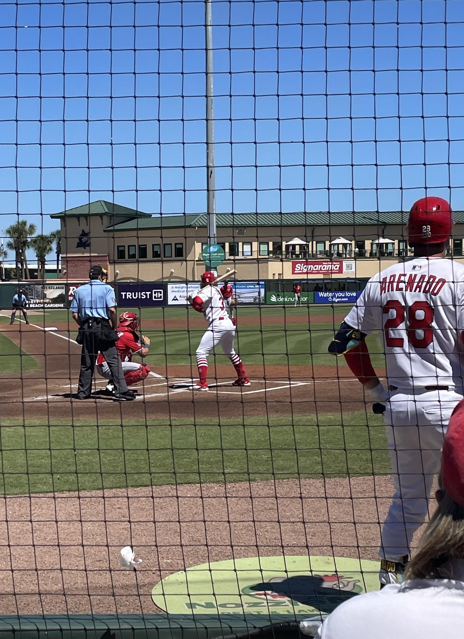 Real Fan View taken from Section 111 at Roger Dean Stadium by Jackie H