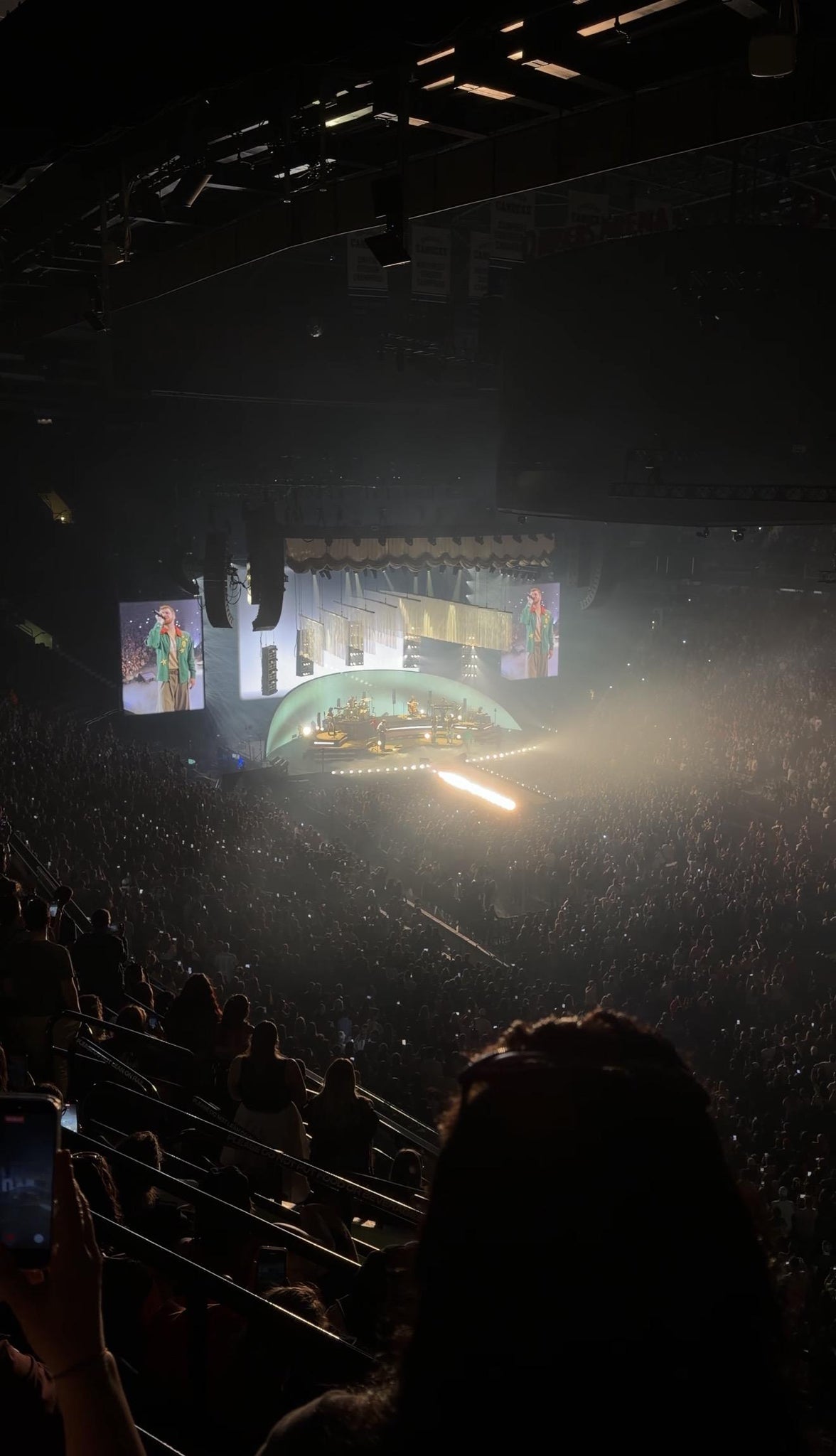 Real Fan View taken from Section 319 at Rogers Arena by Daniel C