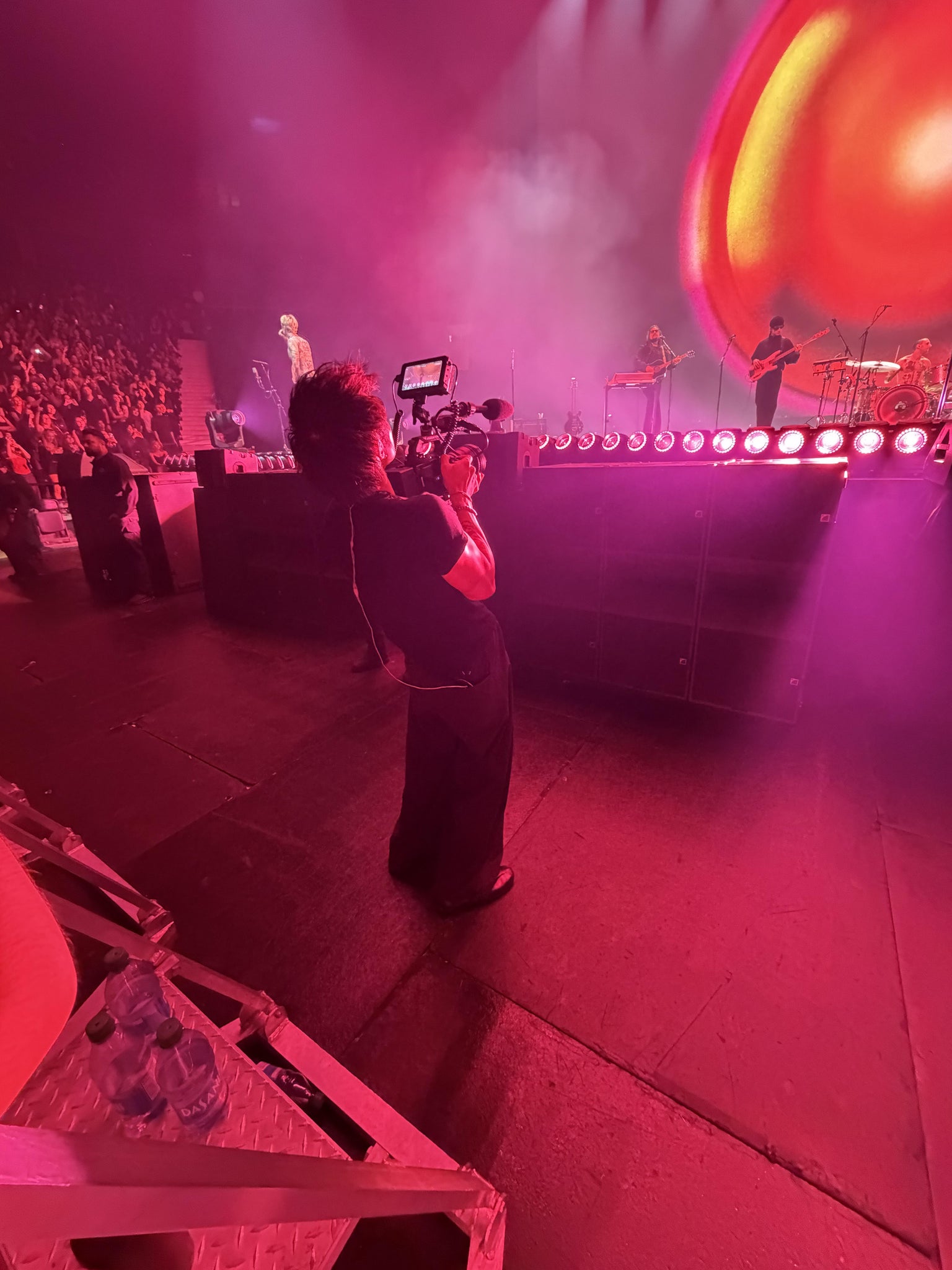 Real Fan View taken from Section GA PIT at Rogers Arena by Clementine P
