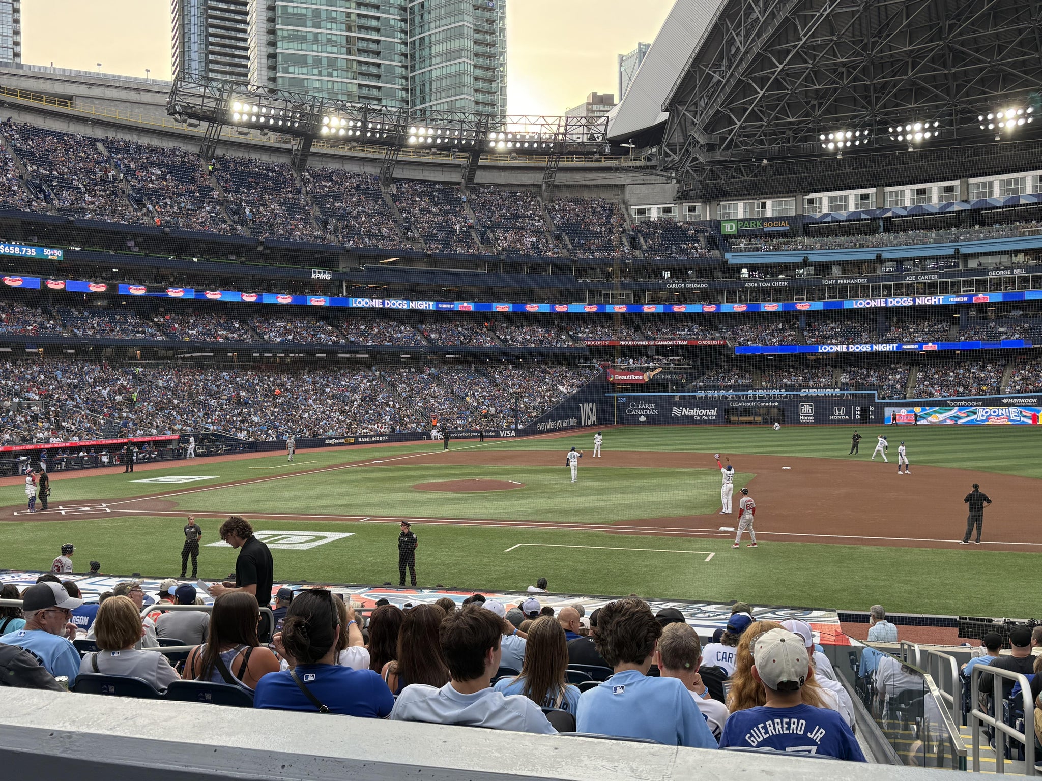 Real Fan View taken from Section 117 at Rogers Centre by Joshua P