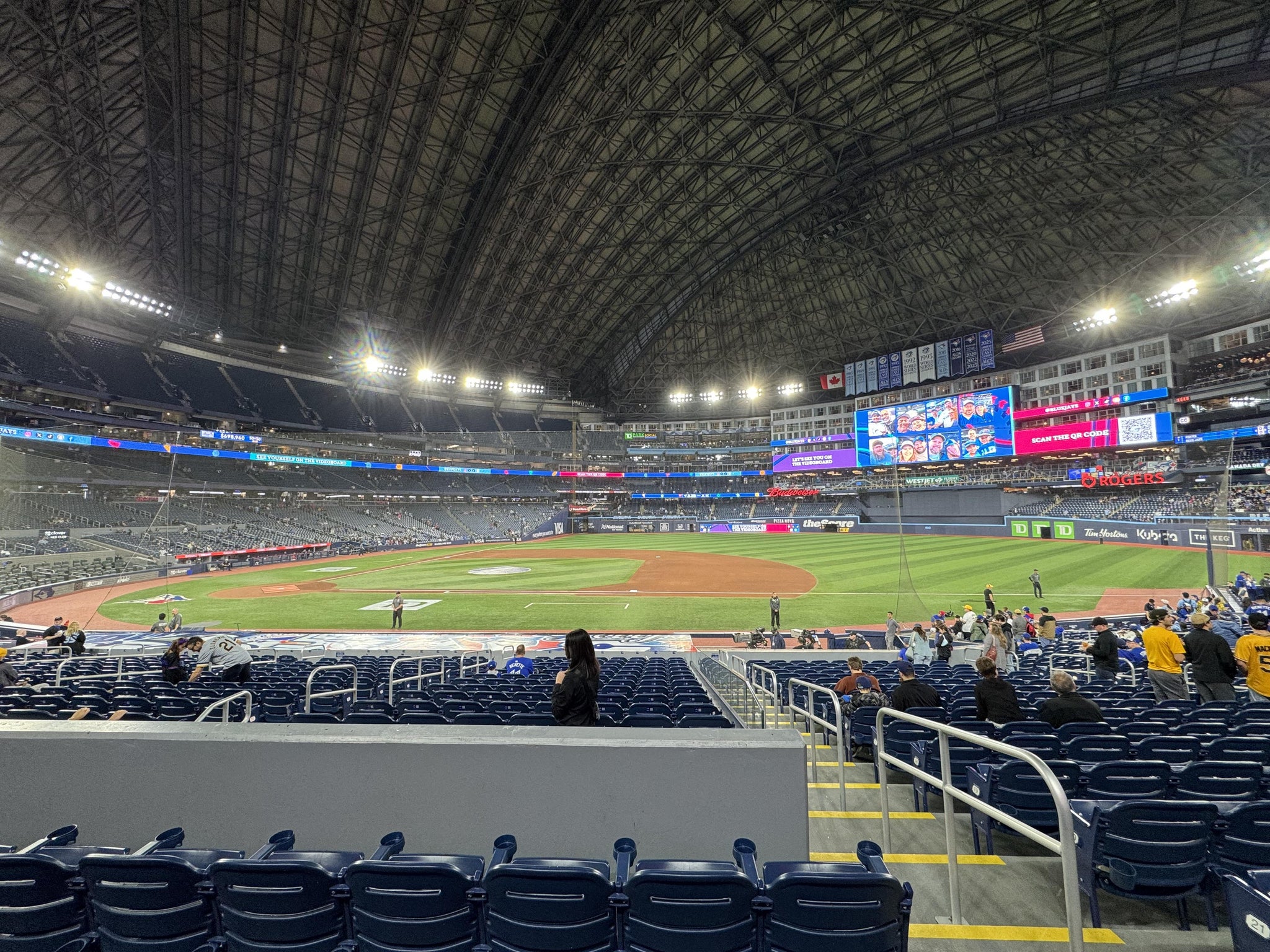 Real Fan View taken from Section 117 at Rogers Centre by Olivia M