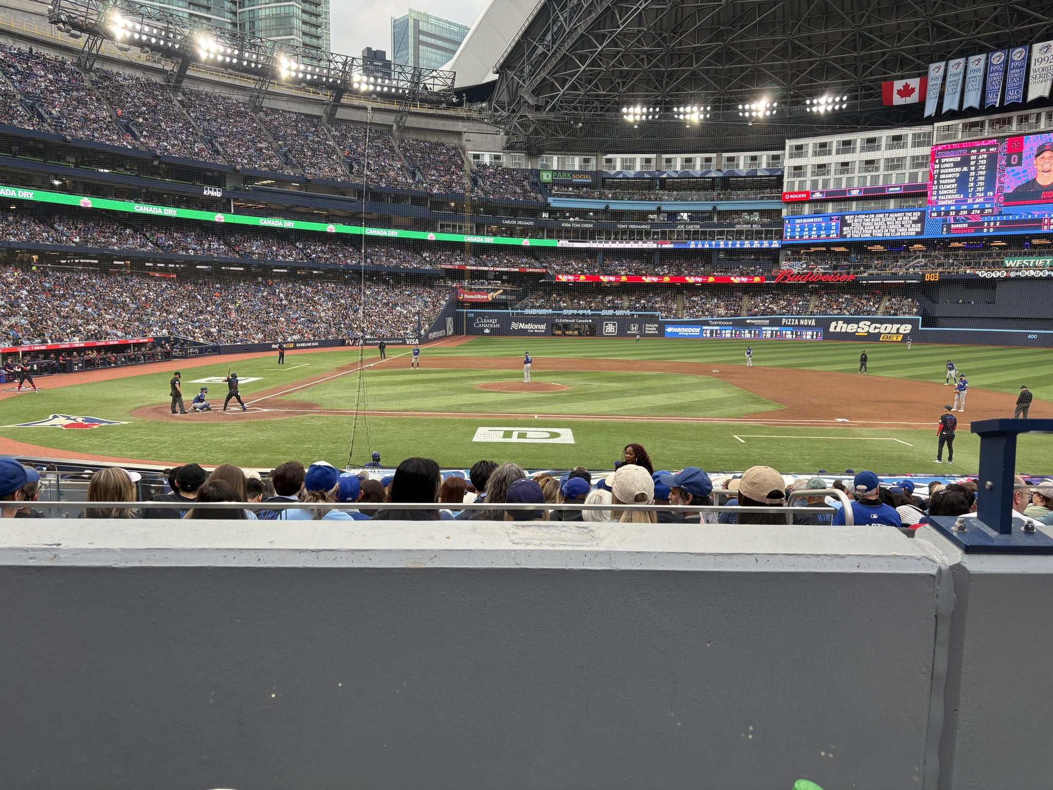 Real Fan View taken from Section 119 at Rogers Centre by Lora T