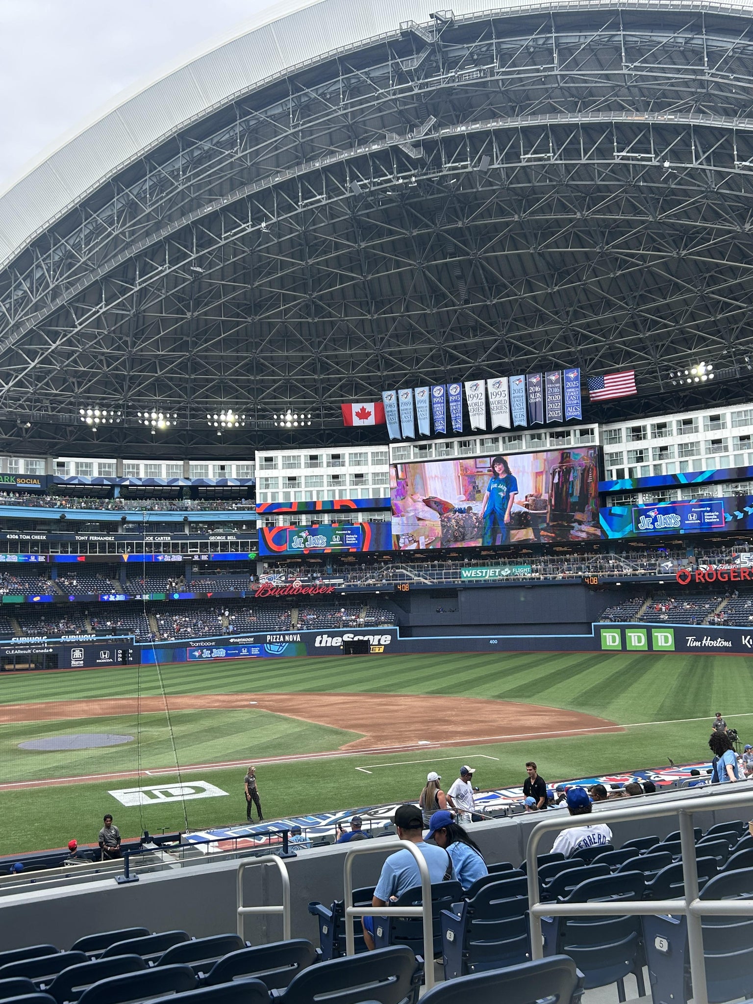 Real Fan View taken from Section 120 at Rogers Centre by Janet W