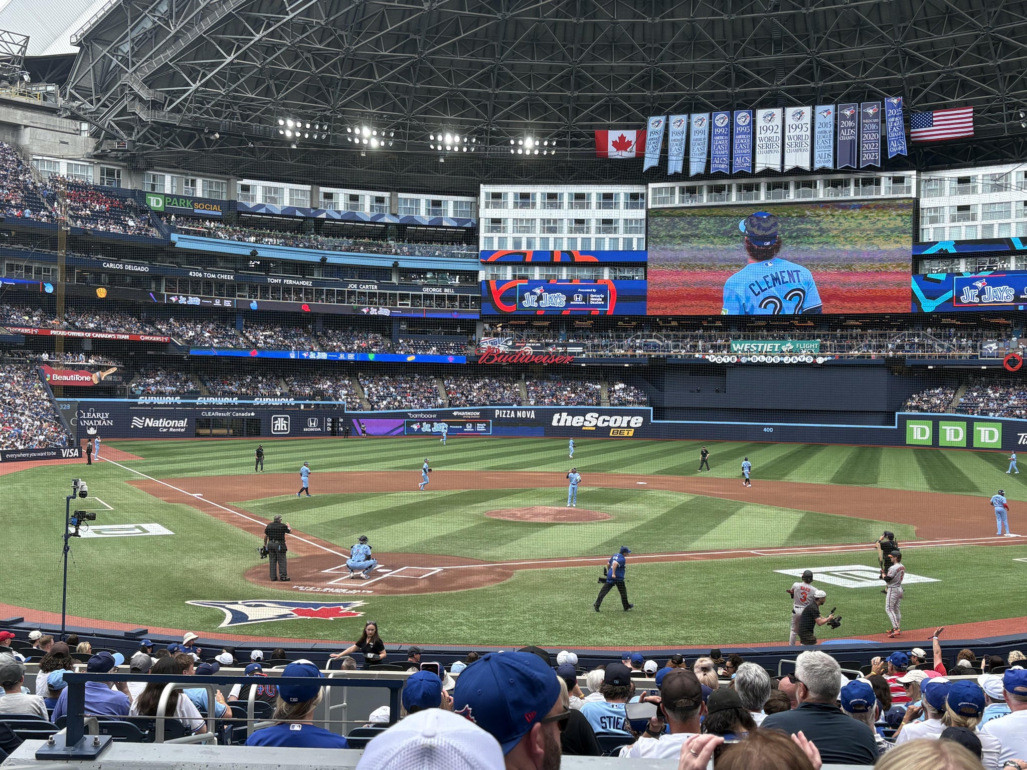 Real Fan View taken from Section 122 at Rogers Centre by Susan H