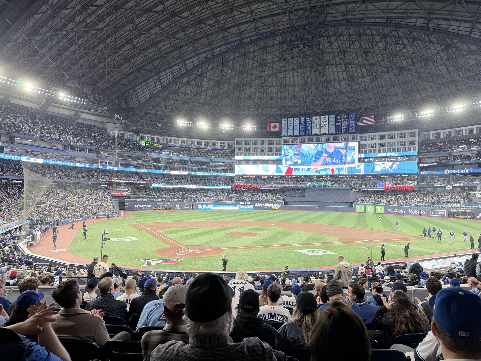 Real Fan View taken from Section 122 at Rogers Centre by Hang Y