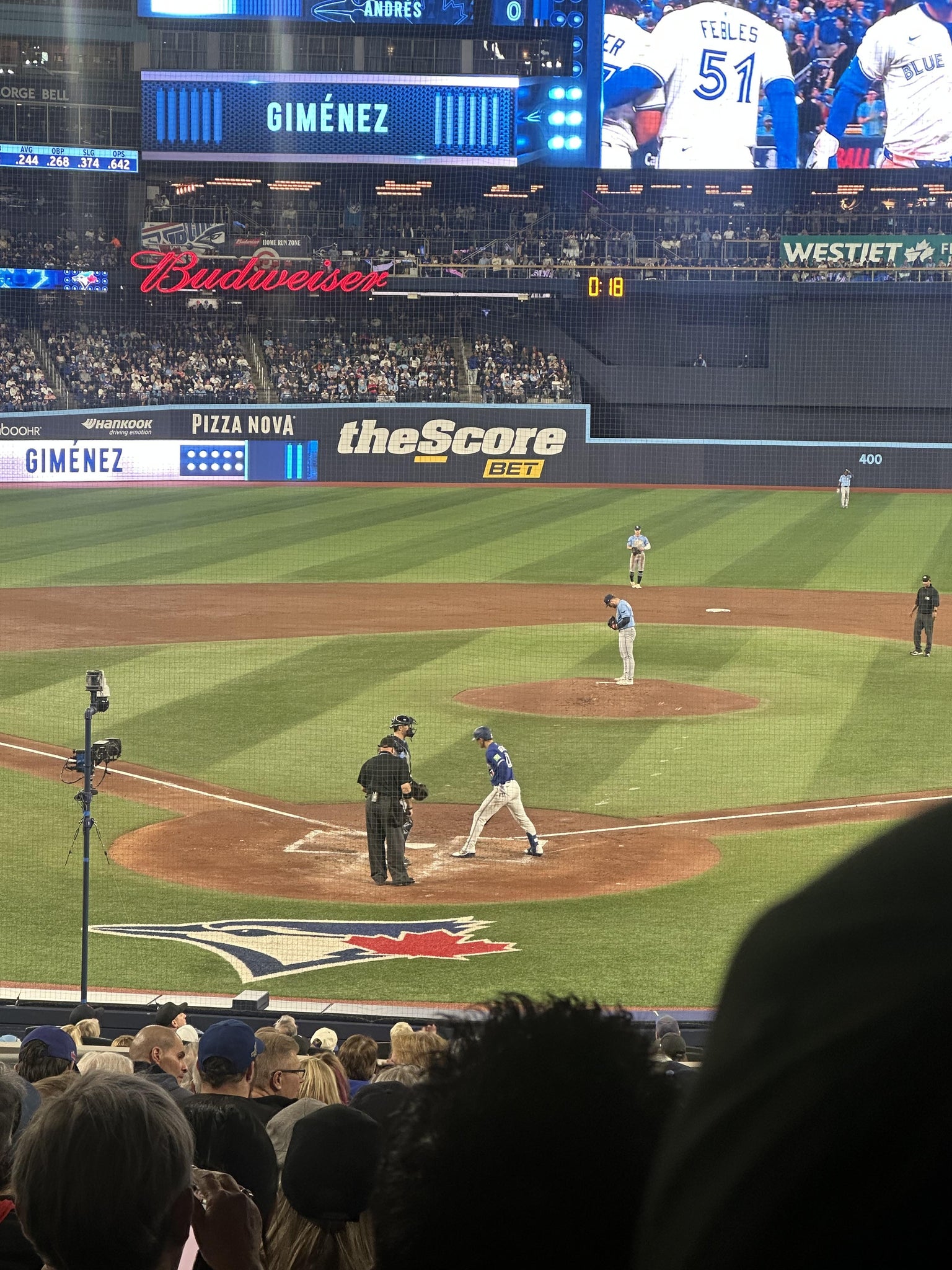 Real Fan View taken from Section 123 at Rogers Centre by Marc L