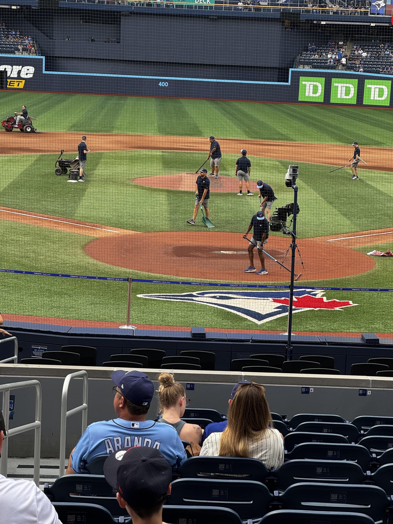 Real Fan View taken from Section 124 at Rogers Centre by Brenda F