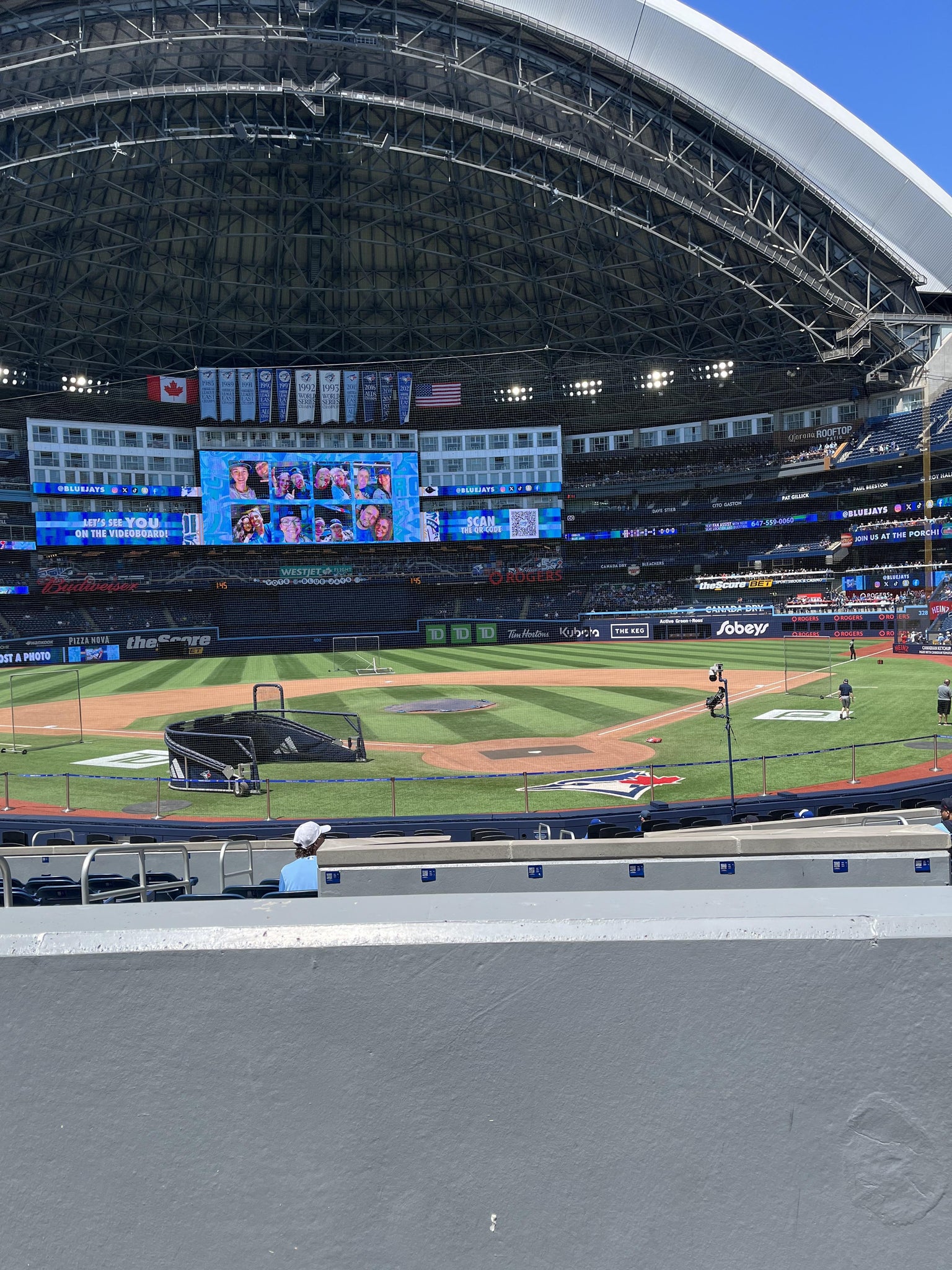 Real Fan View taken from Section 125 at Rogers Centre by Kym H