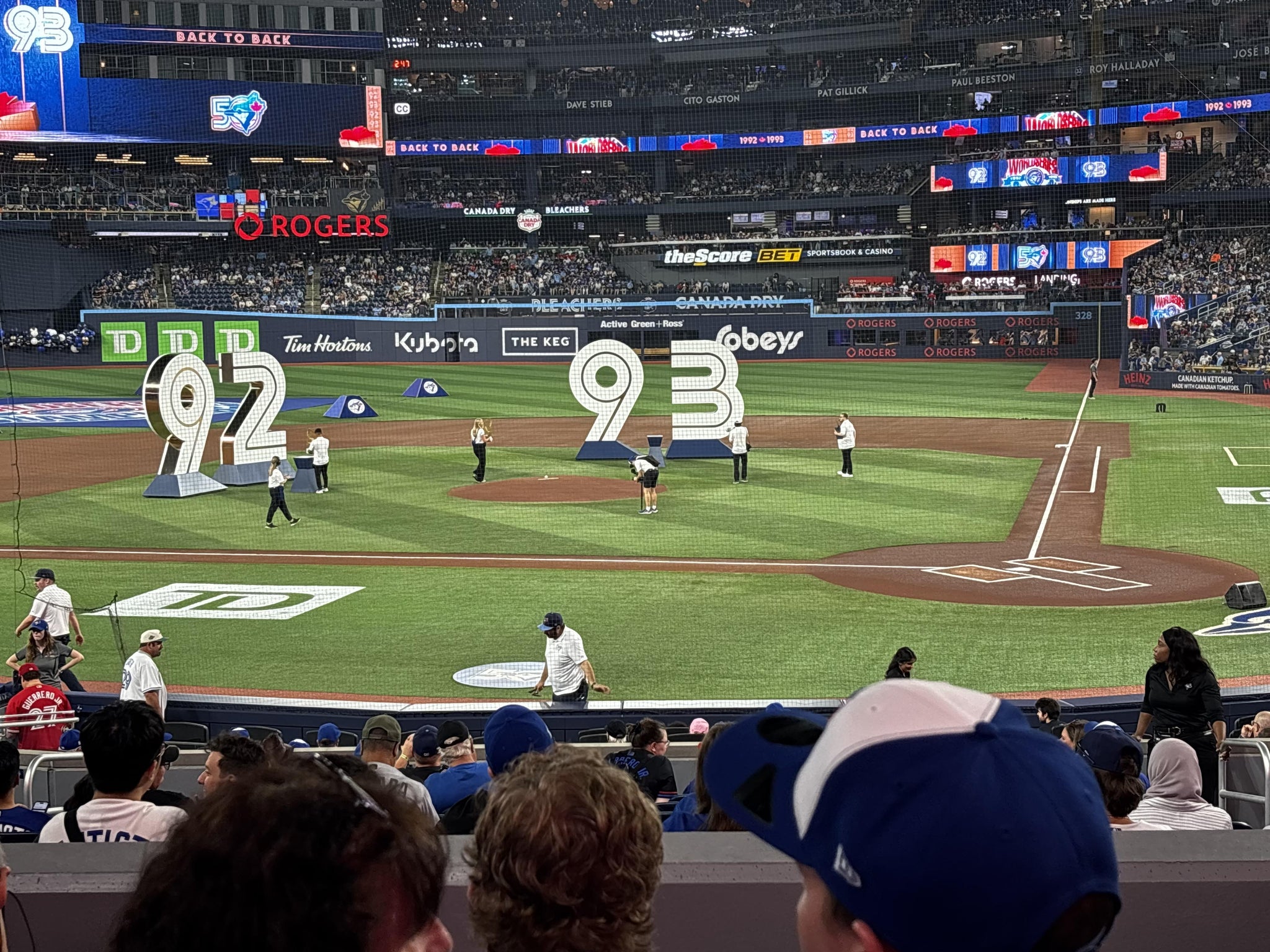 Real Fan View taken from Section 127 at Rogers Centre by Daniel W