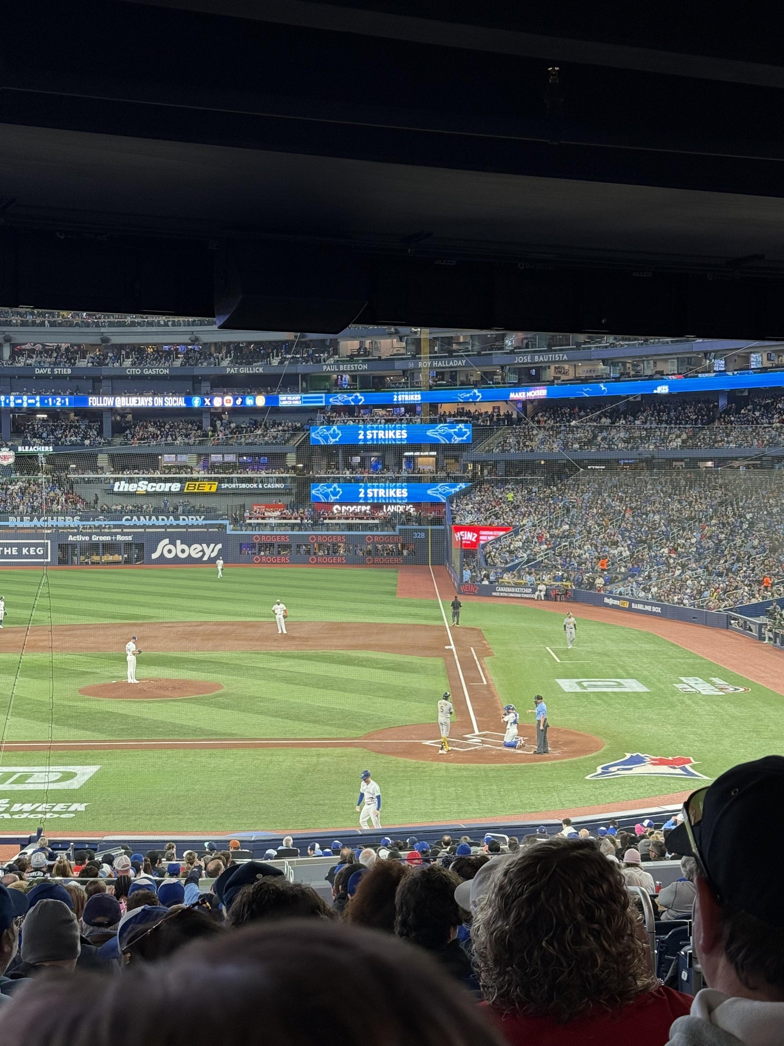 Real Fan View taken from Section 128 at Rogers Centre by Dale H