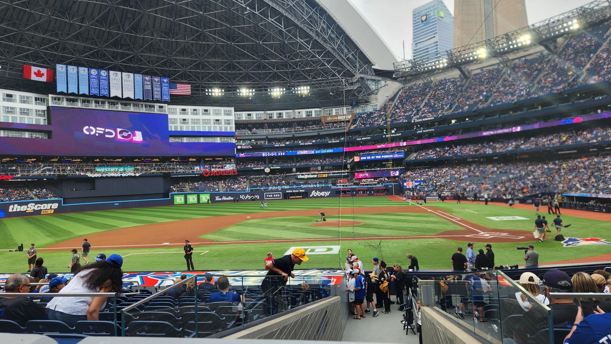 Real Fan View taken from Section 129 at Rogers Centre by Andrew O