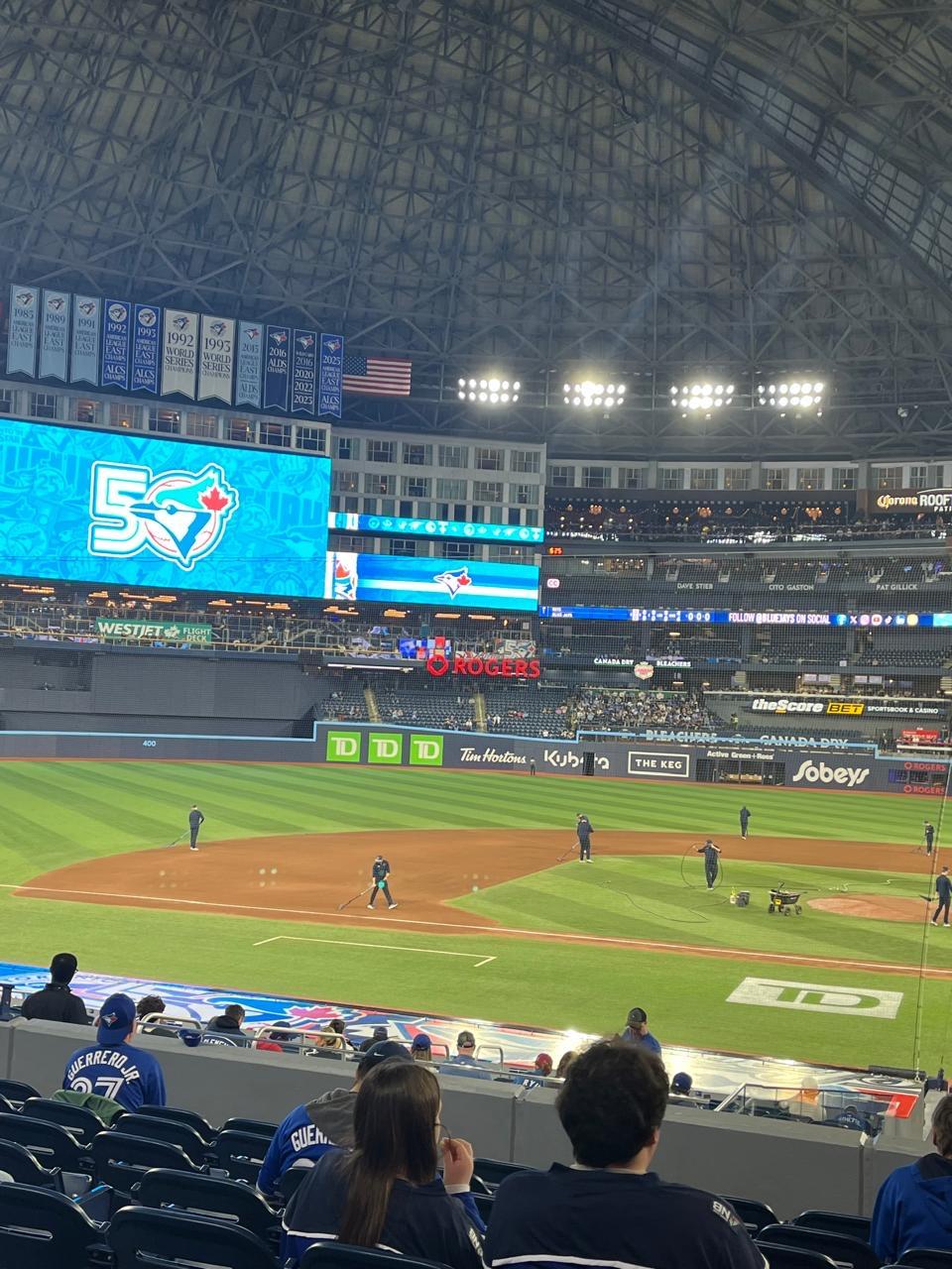 Real Fan View taken from Section 129 at Rogers Centre by Irma p A