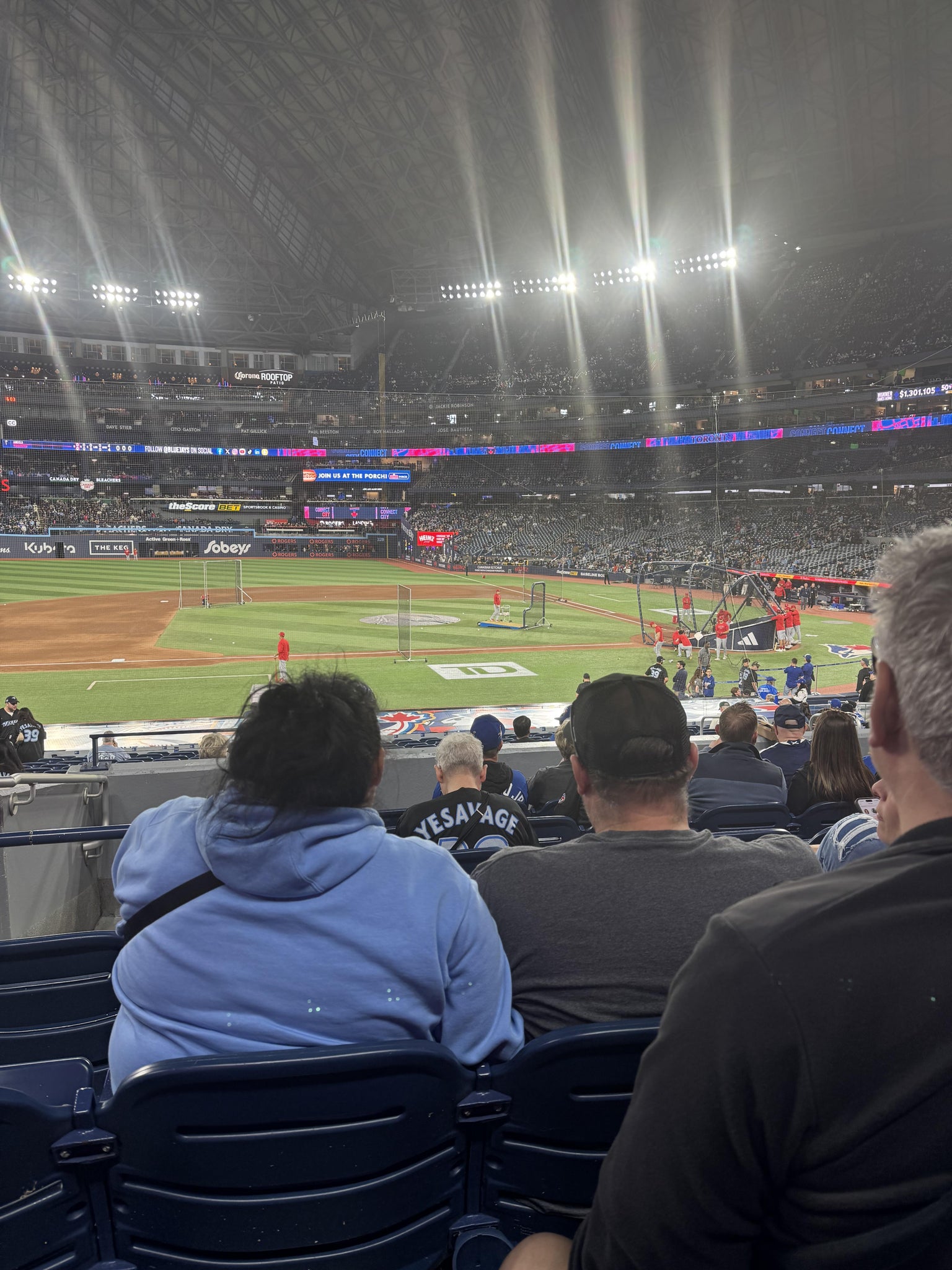 Real Fan View taken from Section 130 at Rogers Centre by Colleen D