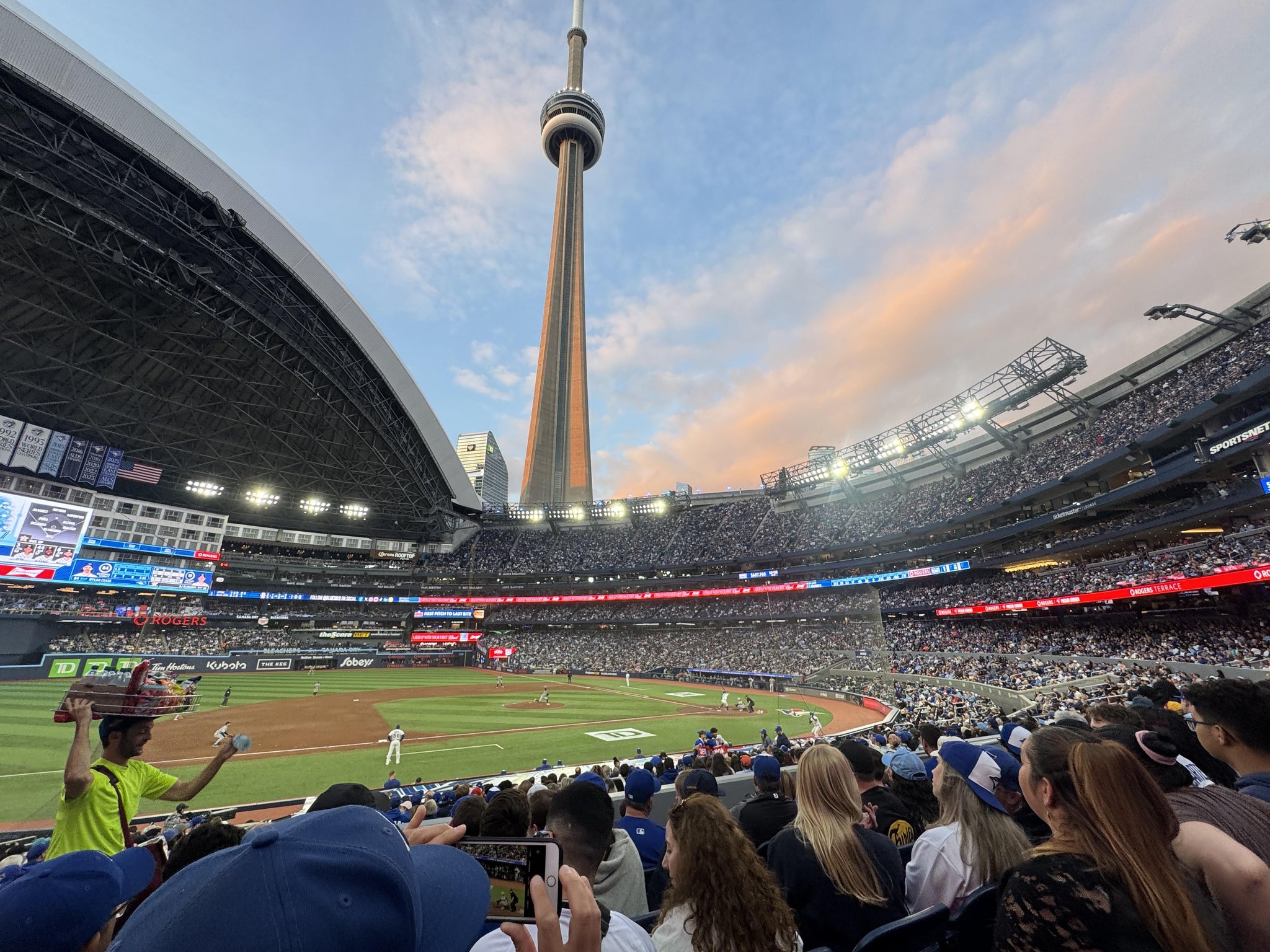 Real Fan View taken from Section 131 at Rogers Centre by Brandon D