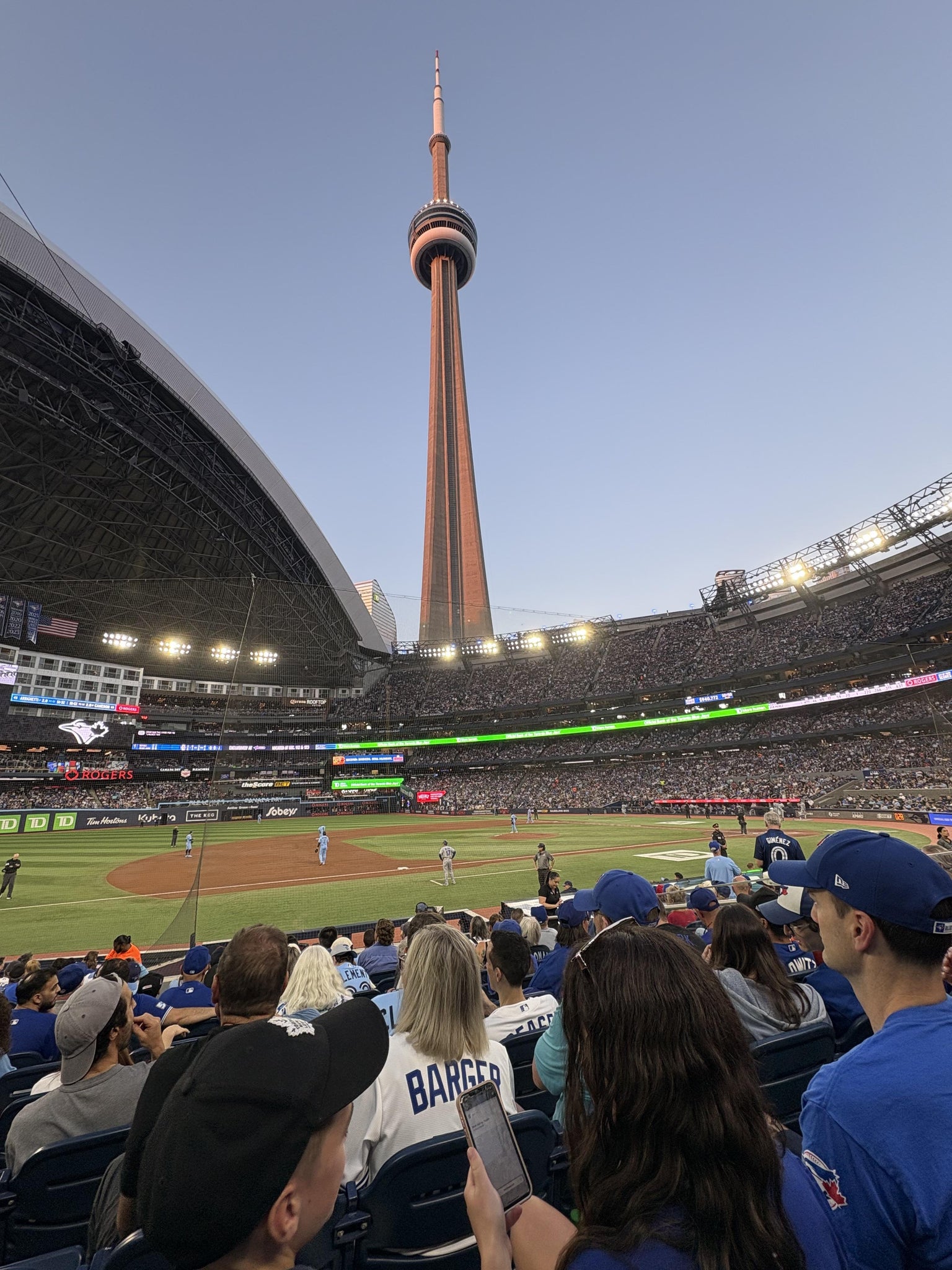 Real Fan View taken from Section 132 at Rogers Centre by Shawn M