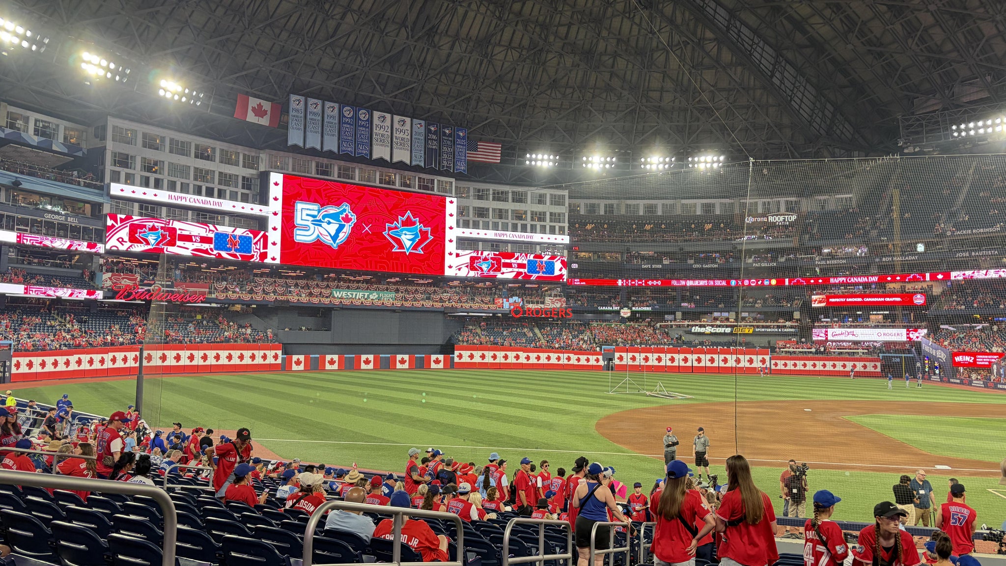 Real Fan View taken from Section 132 at Rogers Centre by Kristine H