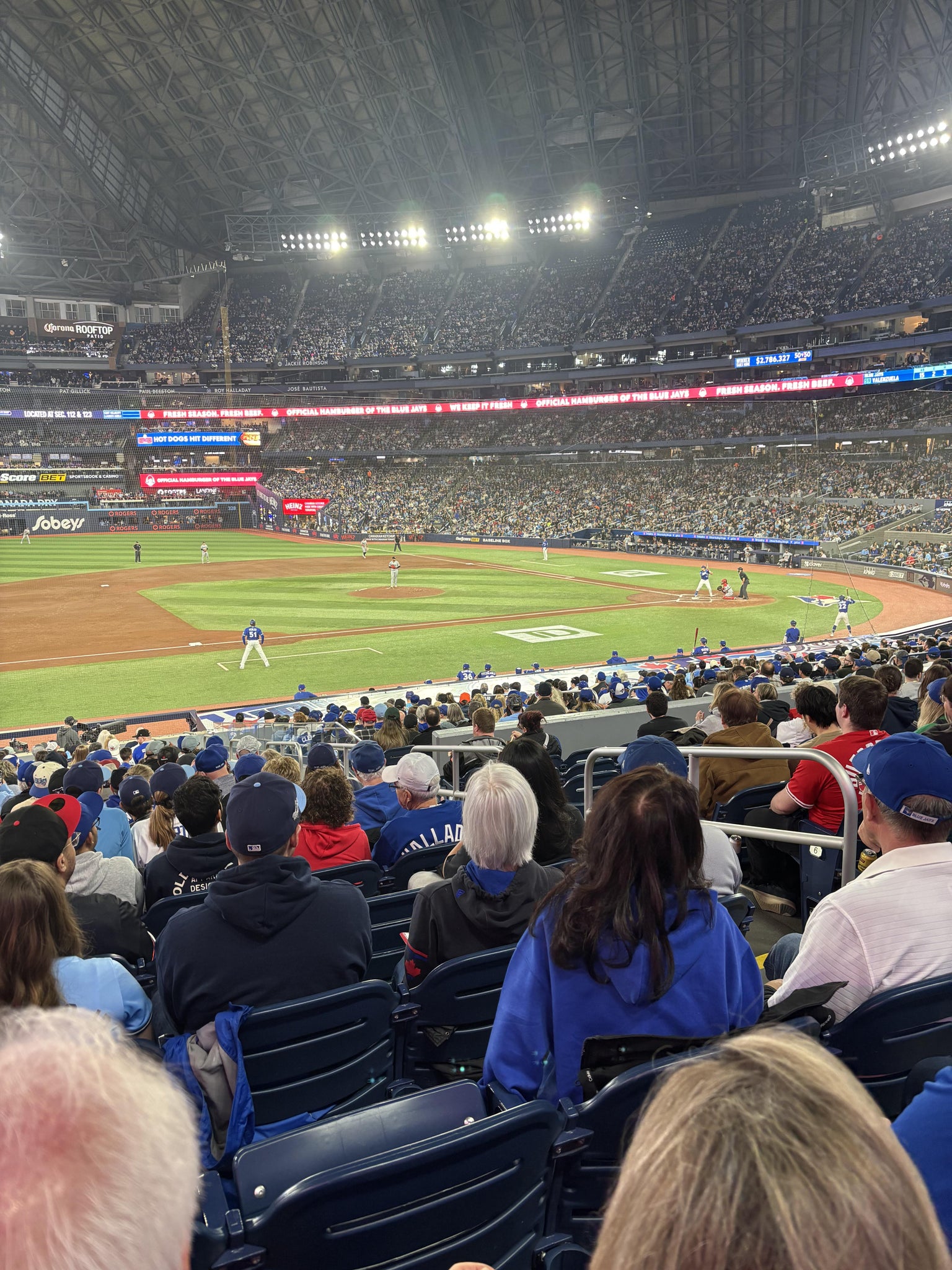 Real Fan View taken from Section 132 at Rogers Centre by Rebecca G