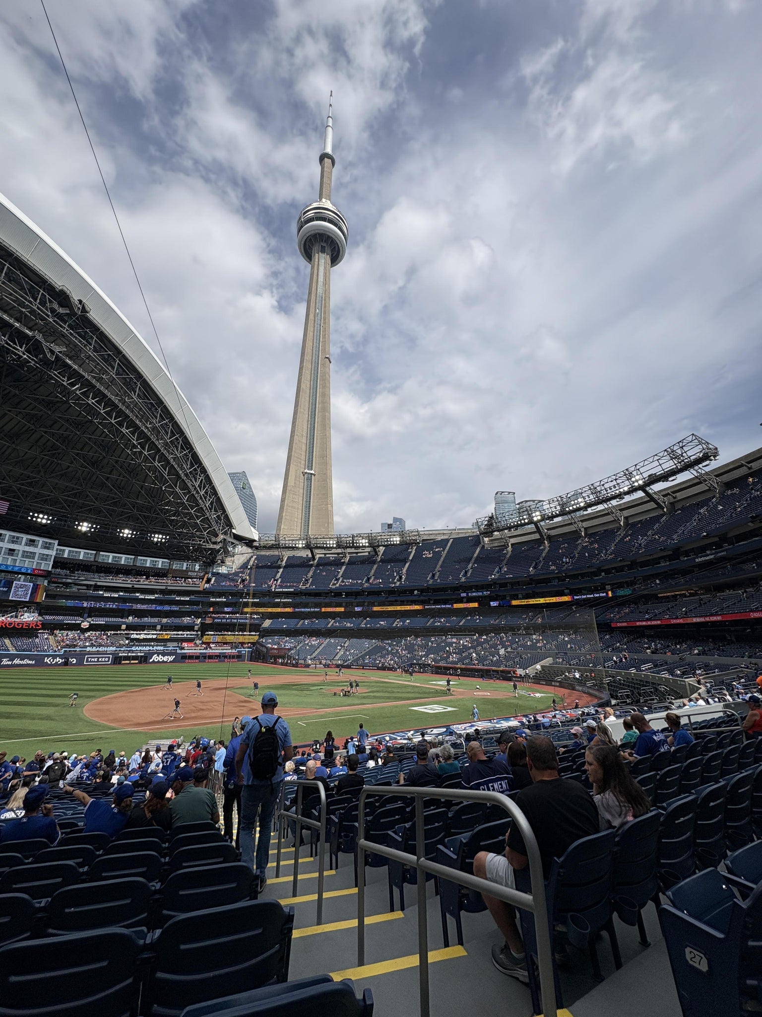 Real Fan View taken from Section 133 at Rogers Centre by Edward C