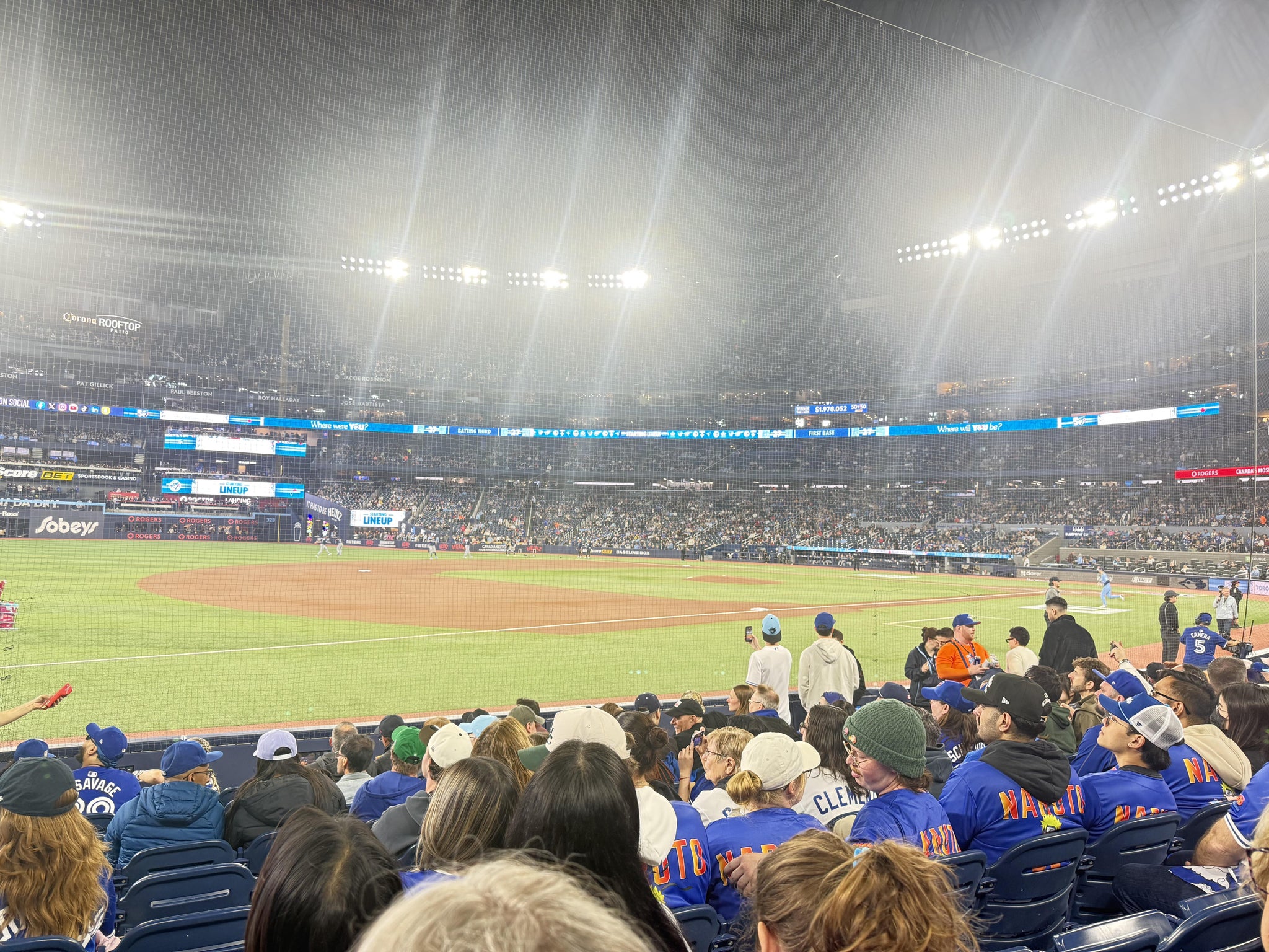 Real Fan View taken from Section 134 at Rogers Centre by Bruce T