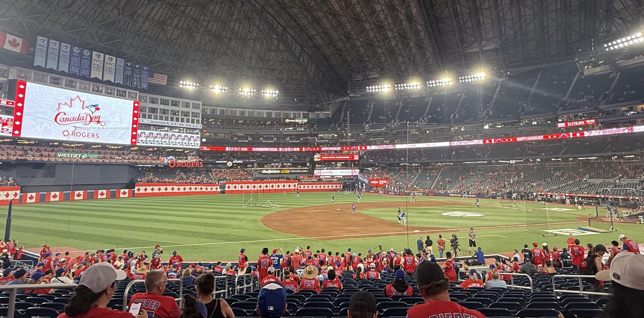 Real Fan View taken from Section 134 at Rogers Centre by Michelle A