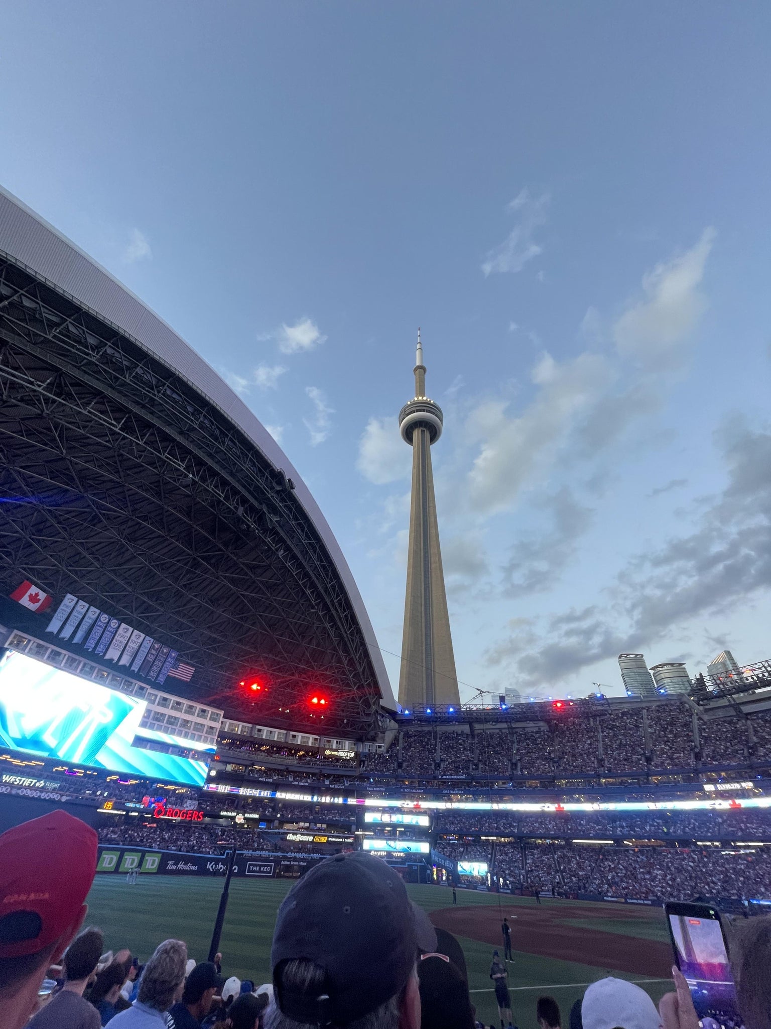 Real Fan View taken from Section 136 at Rogers Centre by Anonymous User