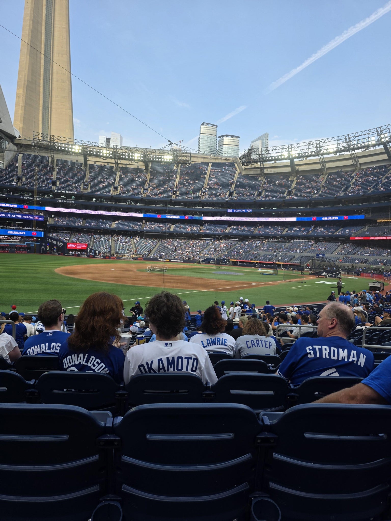 Real Fan View taken from Section 136 at Rogers Centre by Kathleen L