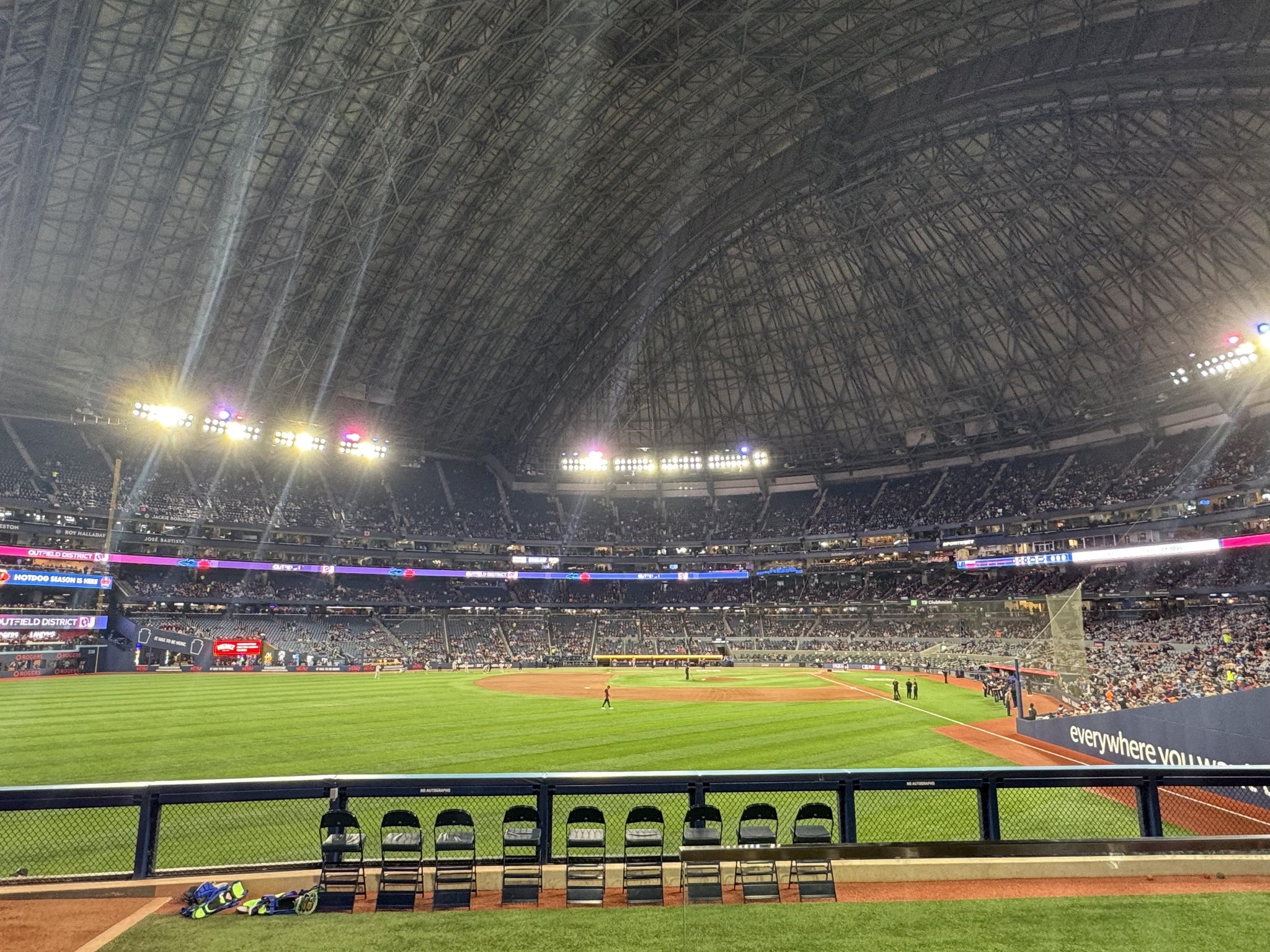 Real Fan View taken from Section 143 at Rogers Centre by Anonymous User