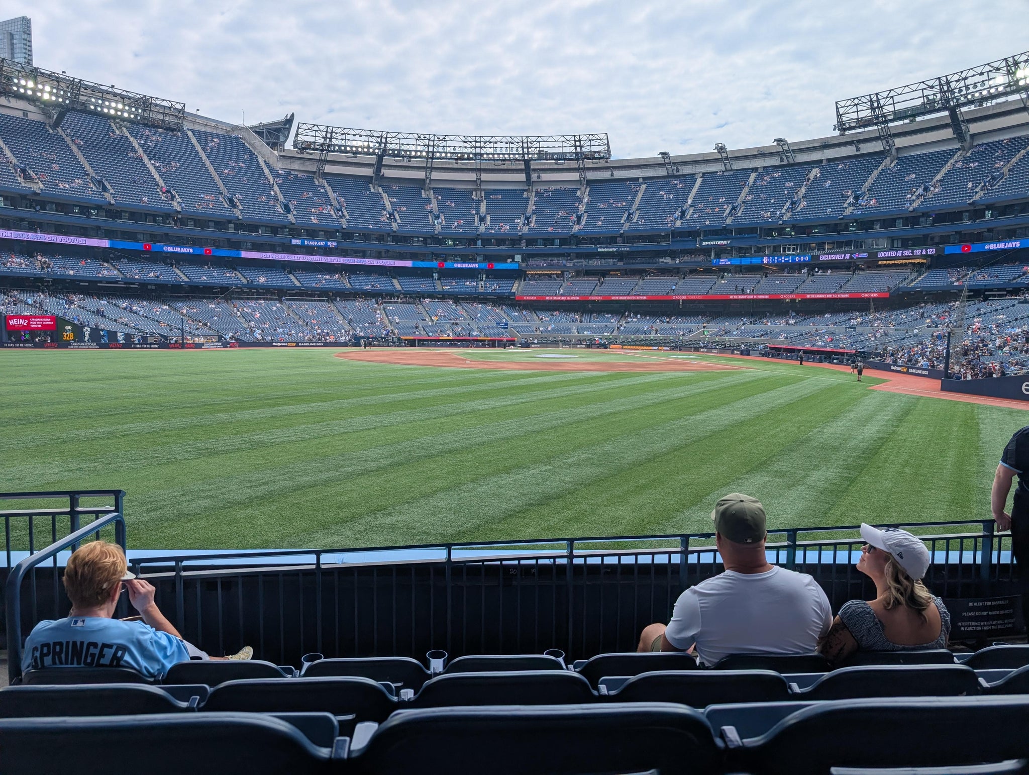 Real Fan View taken from Section 145 A at Rogers Centre by Clint D