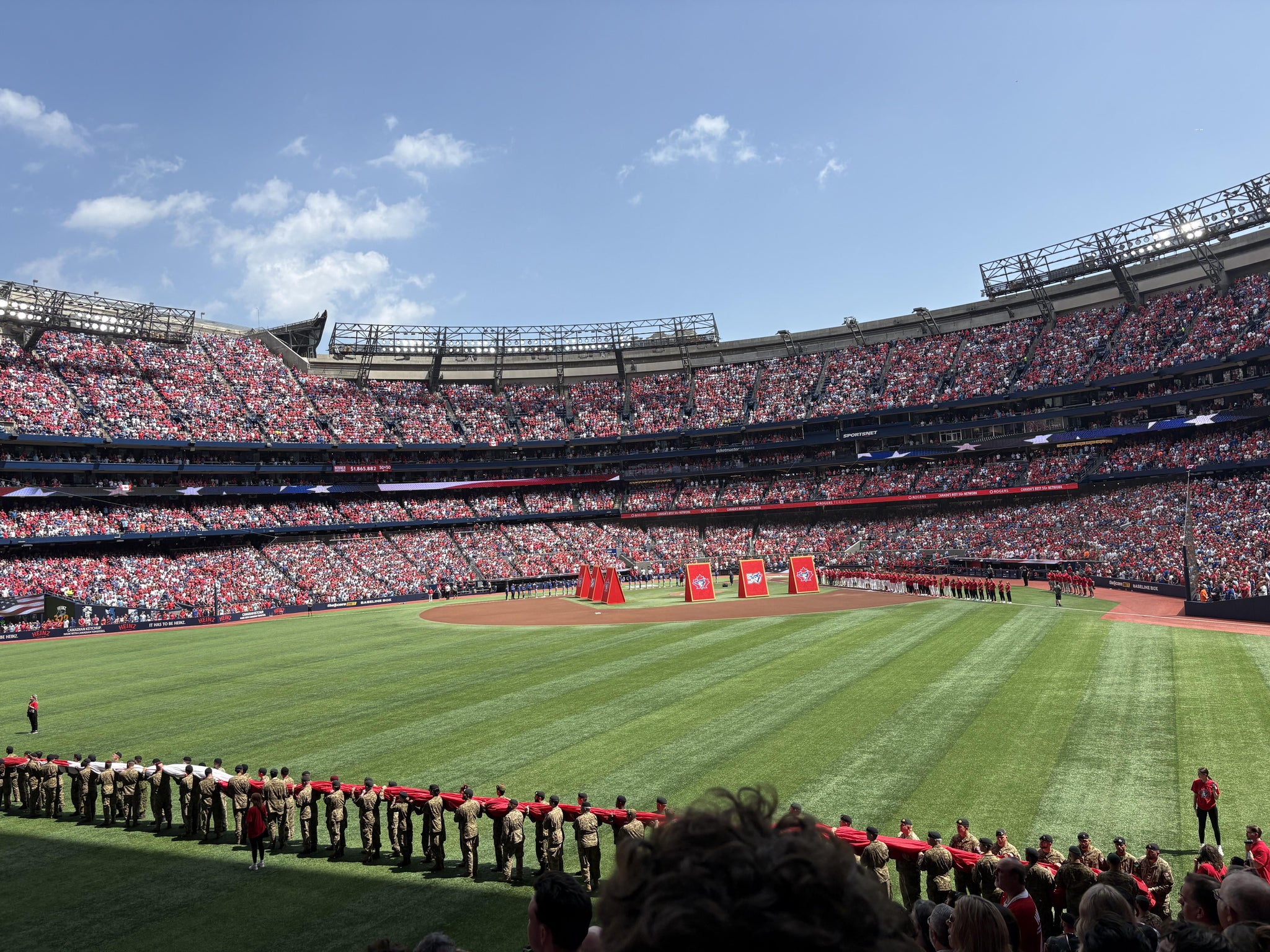 Real Fan View taken from Section 145 B at Rogers Centre by Robert V