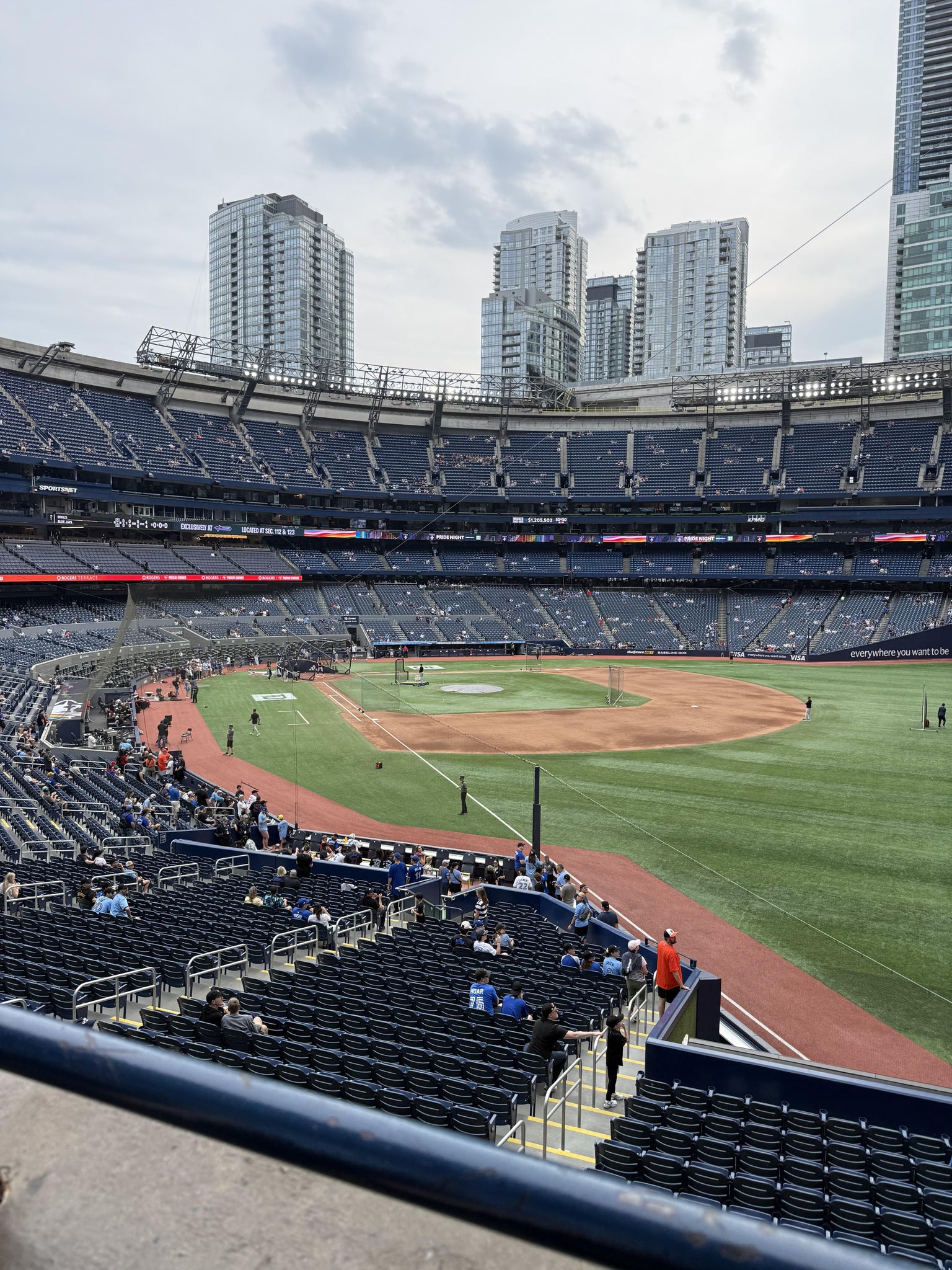 Real Fan View taken from Section 211 at Rogers Centre by Steve D