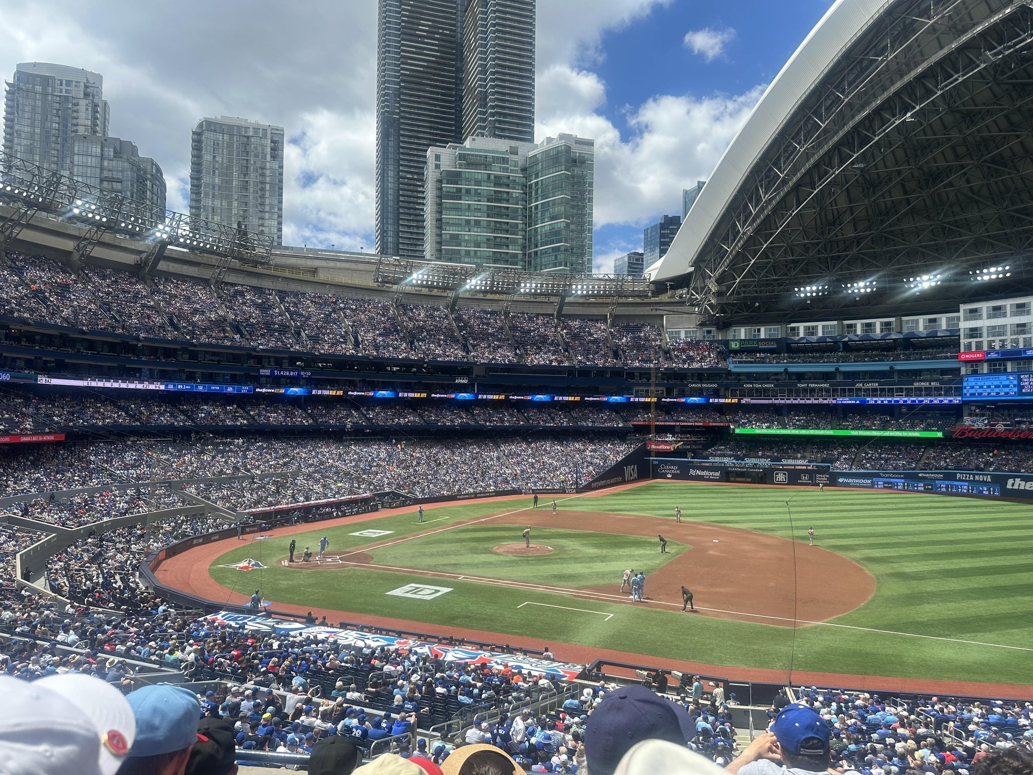 Real Fan View taken from Section 216 at Rogers Centre by Benjamin C