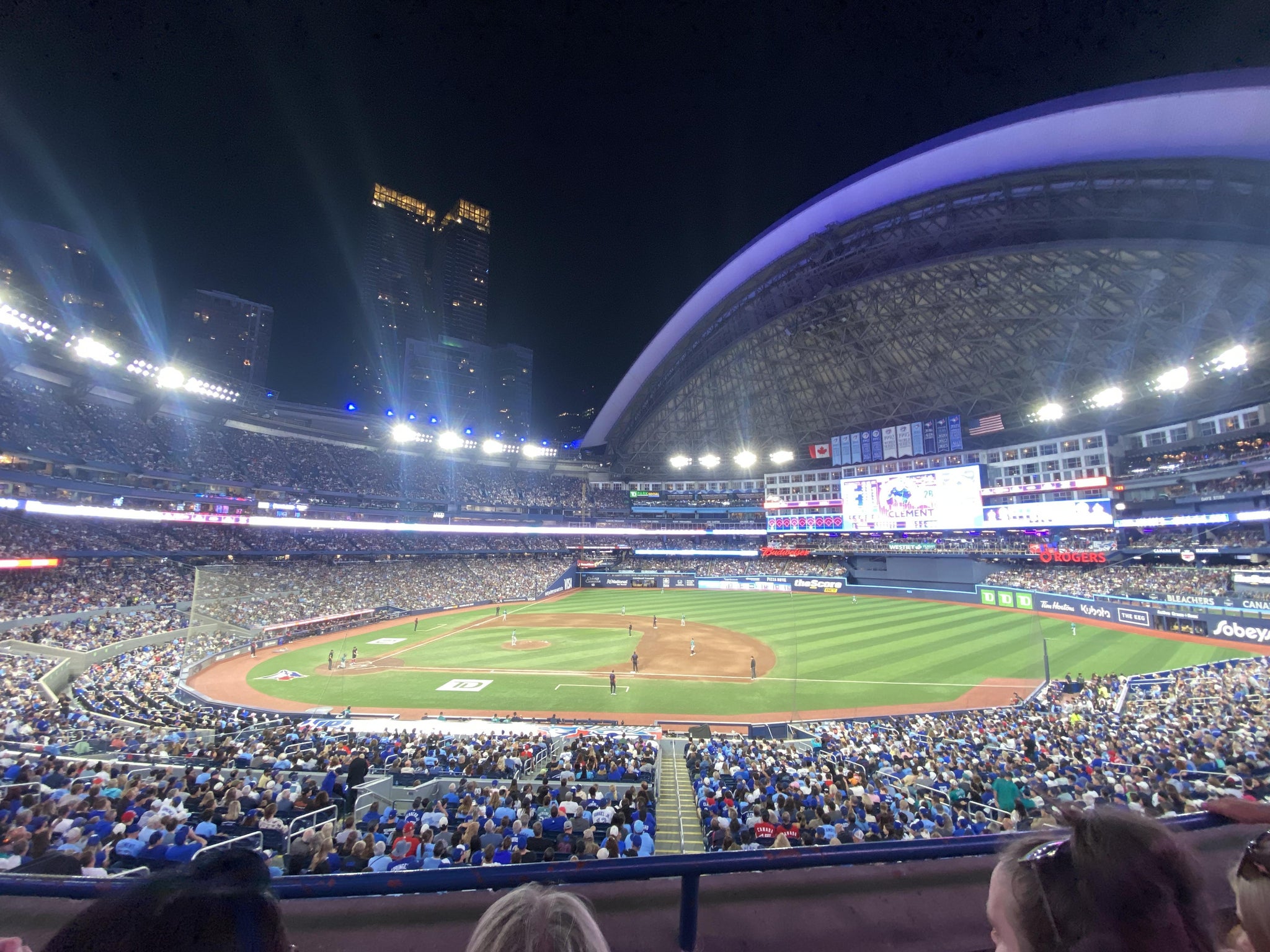 Real Fan View taken from Section 217 at Rogers Centre by Anonymous User