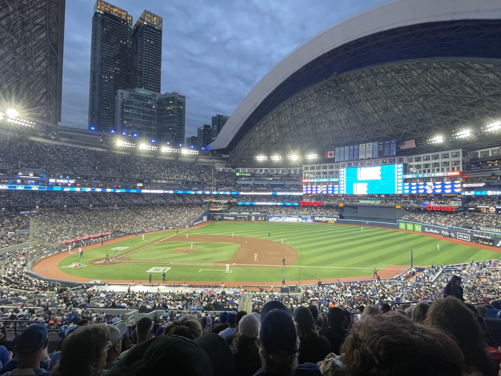Real Fan View taken from Section 217 at Rogers Centre by Jennifer F