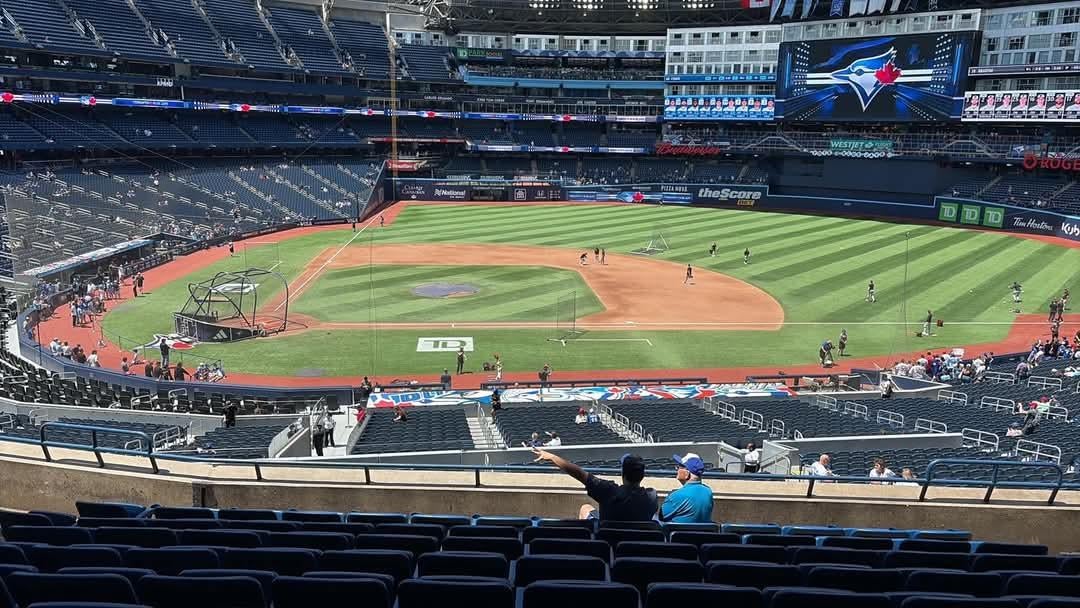 Real Fan View taken from Section 219 at Rogers Centre by Tracy W
