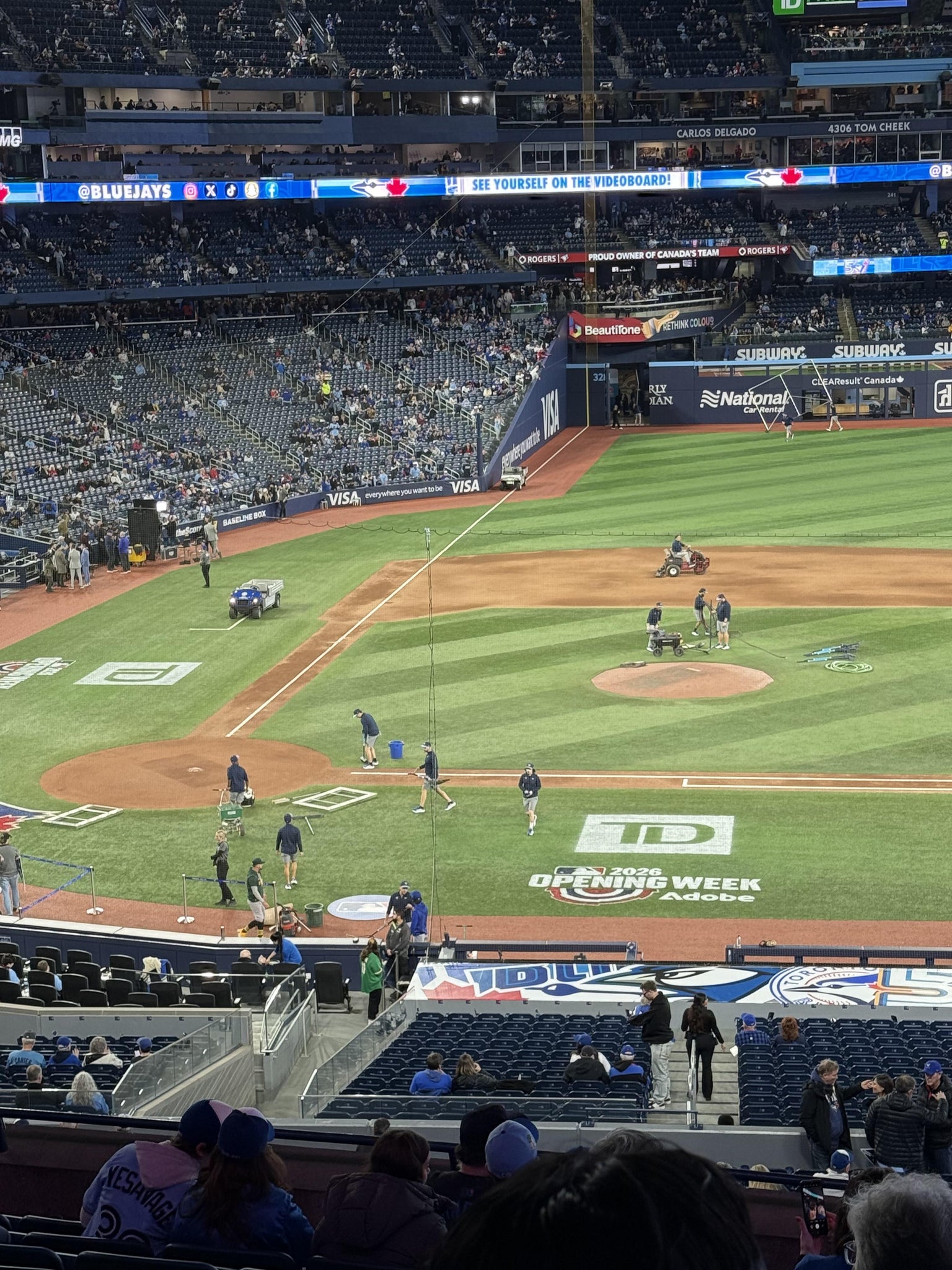 Real Fan View taken from Section 219 at Rogers Centre by Matthew A