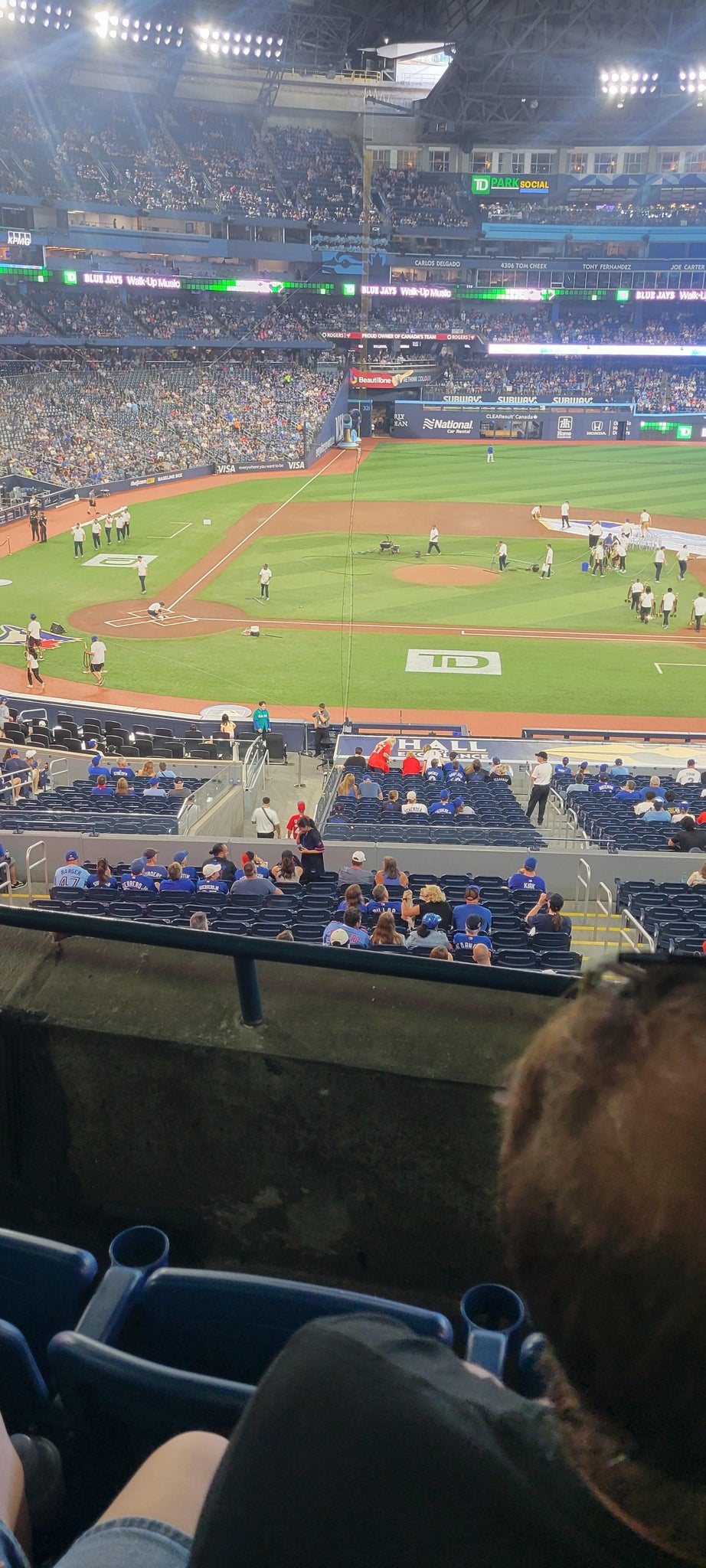 Real Fan View taken from Section 219 at Rogers Centre by Anonymous User