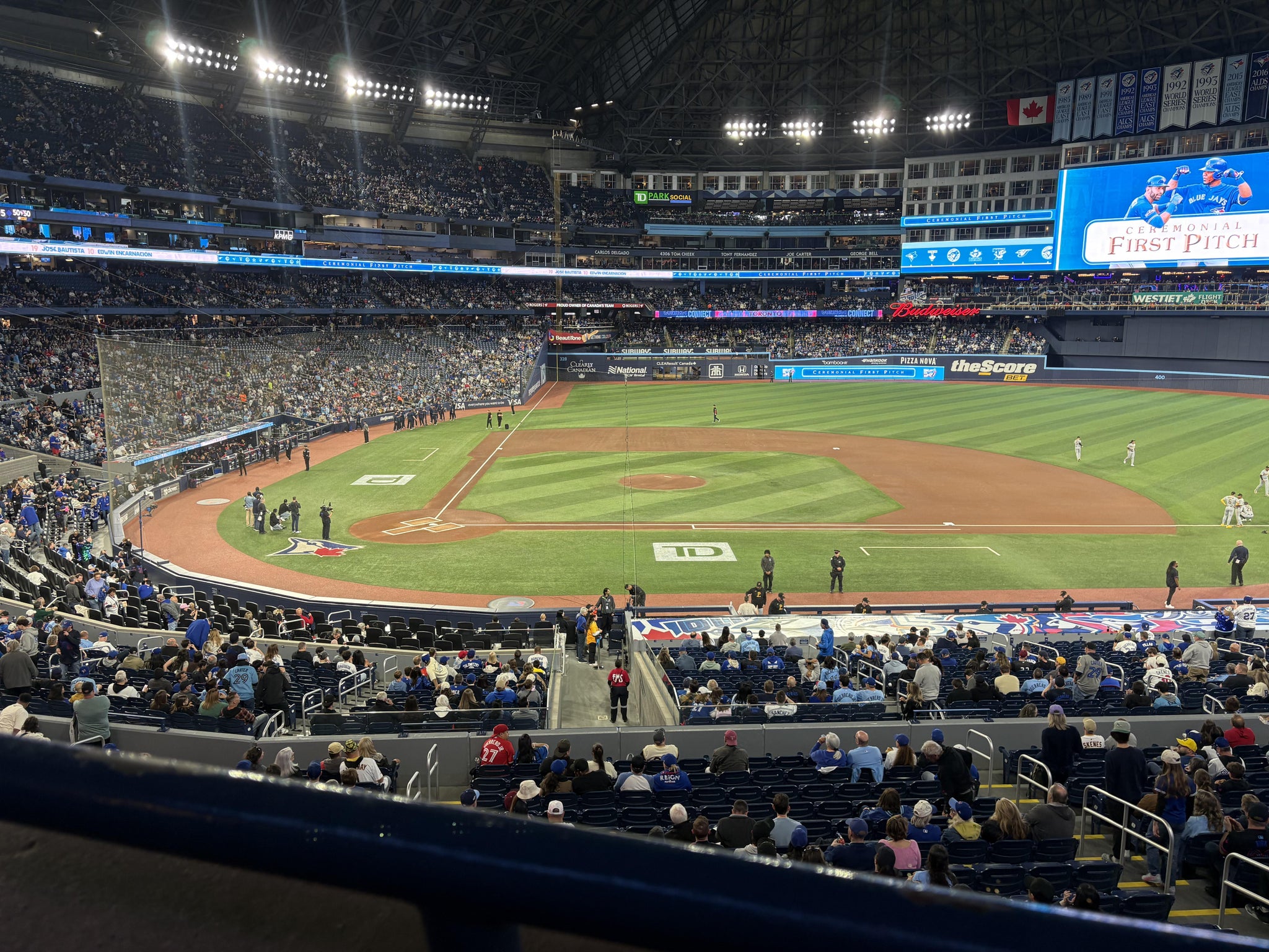 Real Fan View taken from Section 220 at Rogers Centre by Lora T