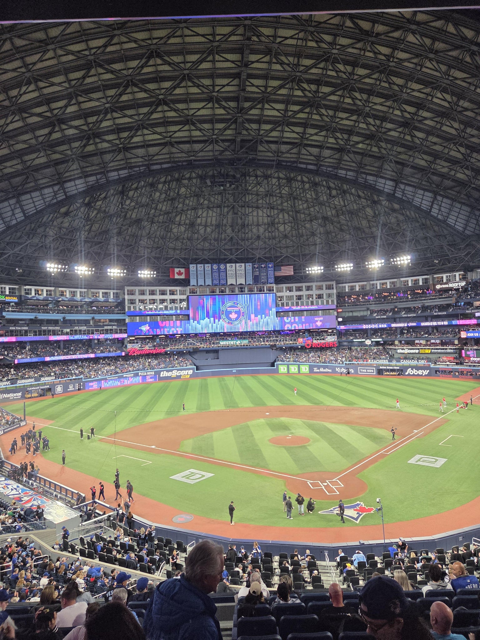 Real Fan View taken from Section 221 A at Rogers Centre by Barrig H