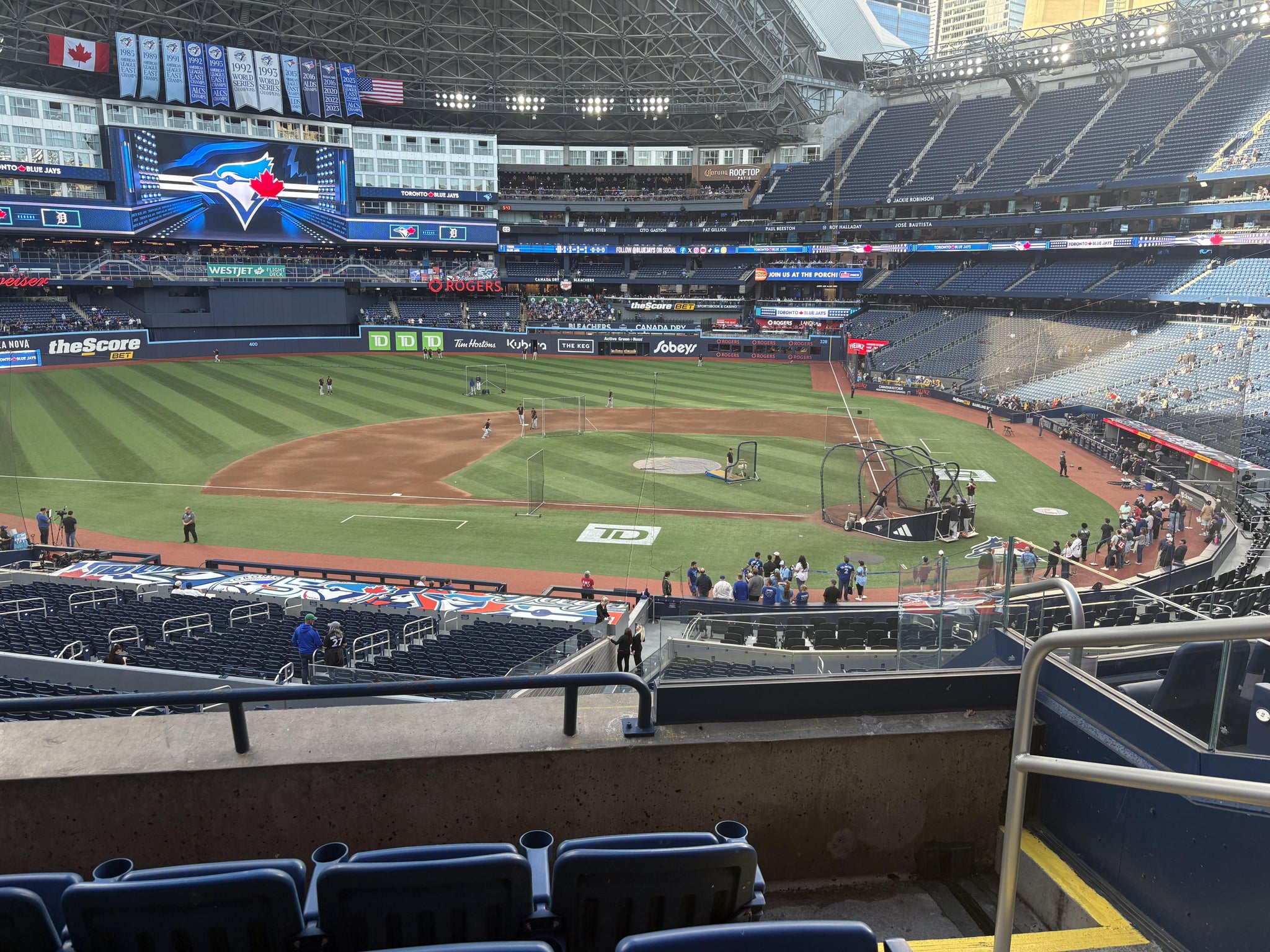 Real Fan View taken from Section 228 at Rogers Centre by Melanie B