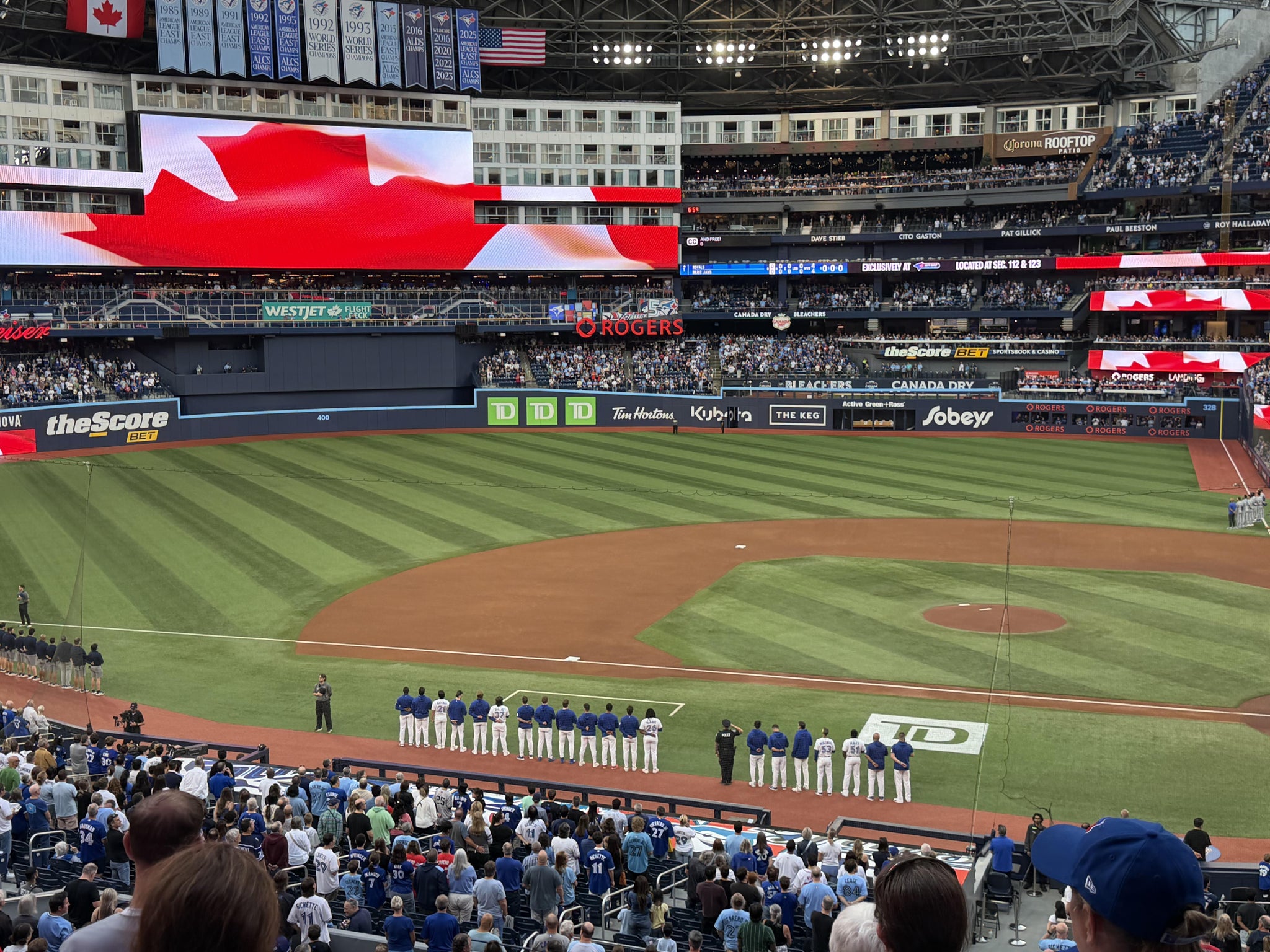 Real Fan View taken from Section 228 at Rogers Centre by Chrissy T