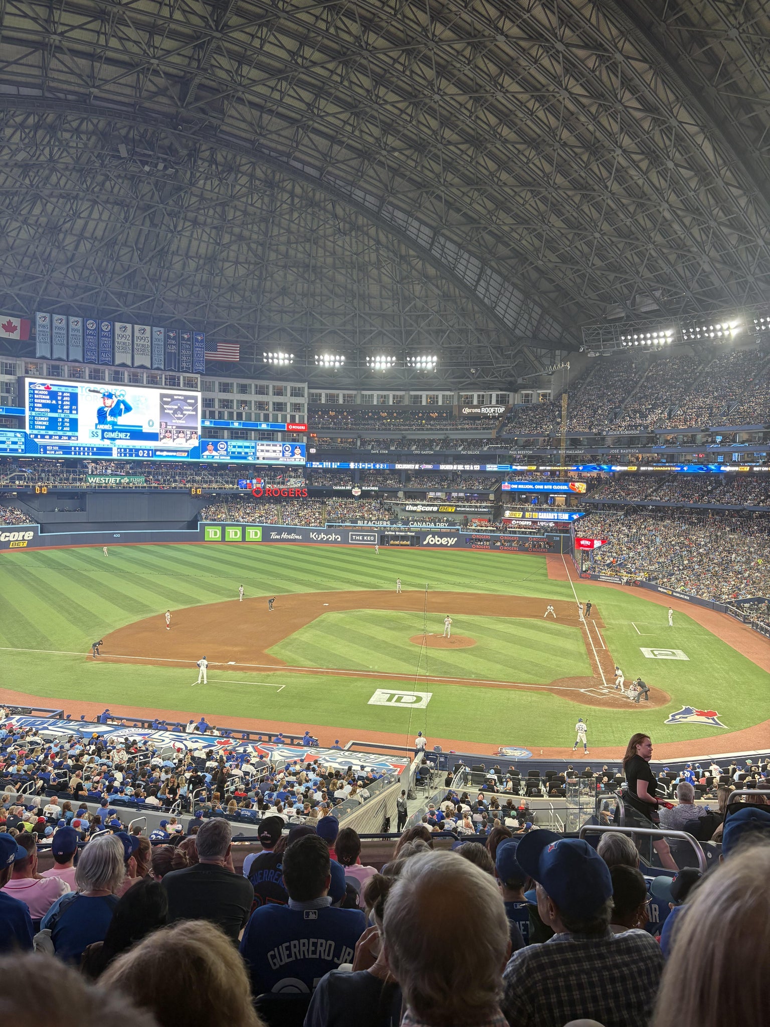 Real Fan View taken from Section 228 at Rogers Centre by Ashley P