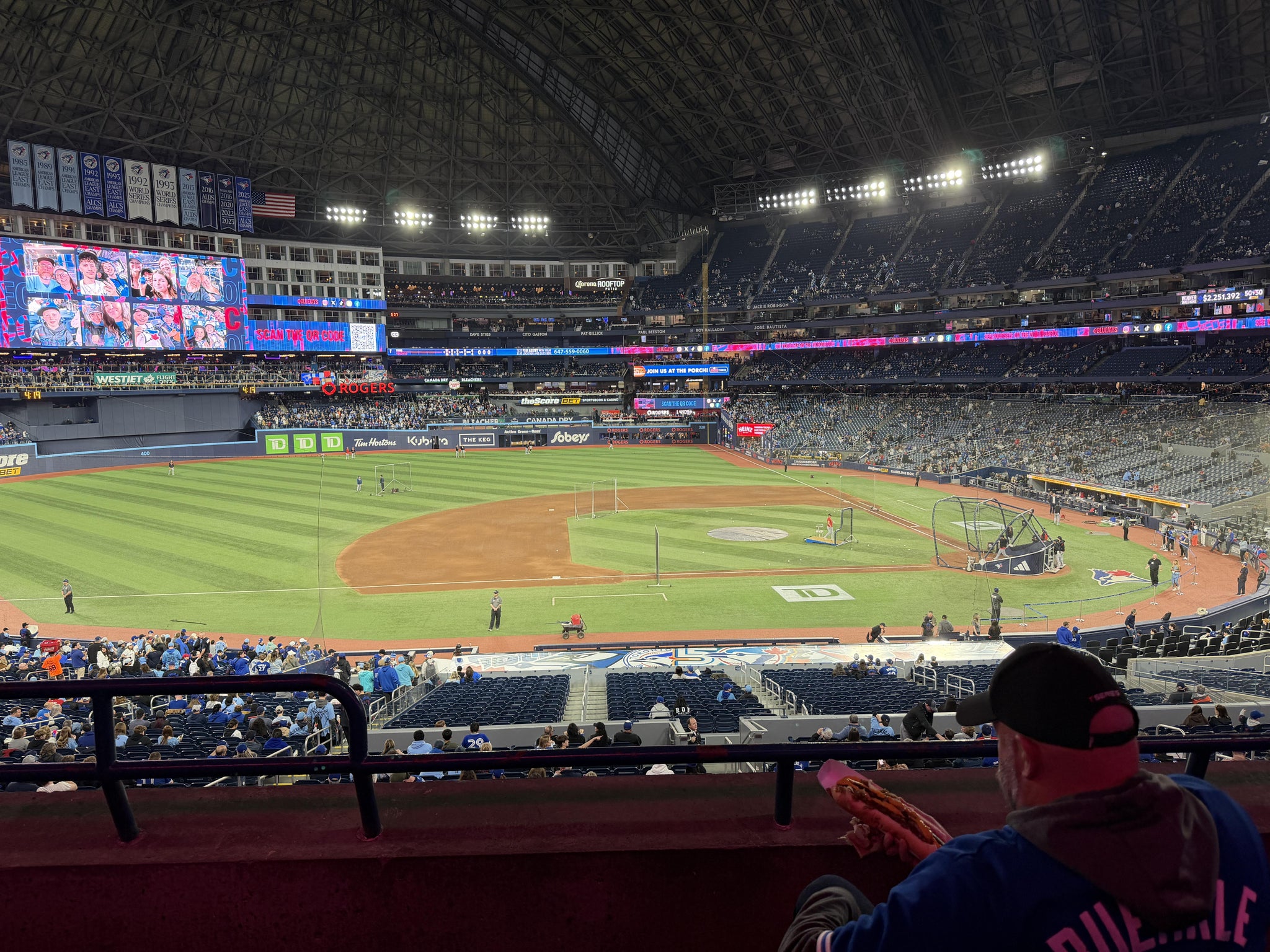 Real Fan View taken from Section 230 at Rogers Centre by Michael M